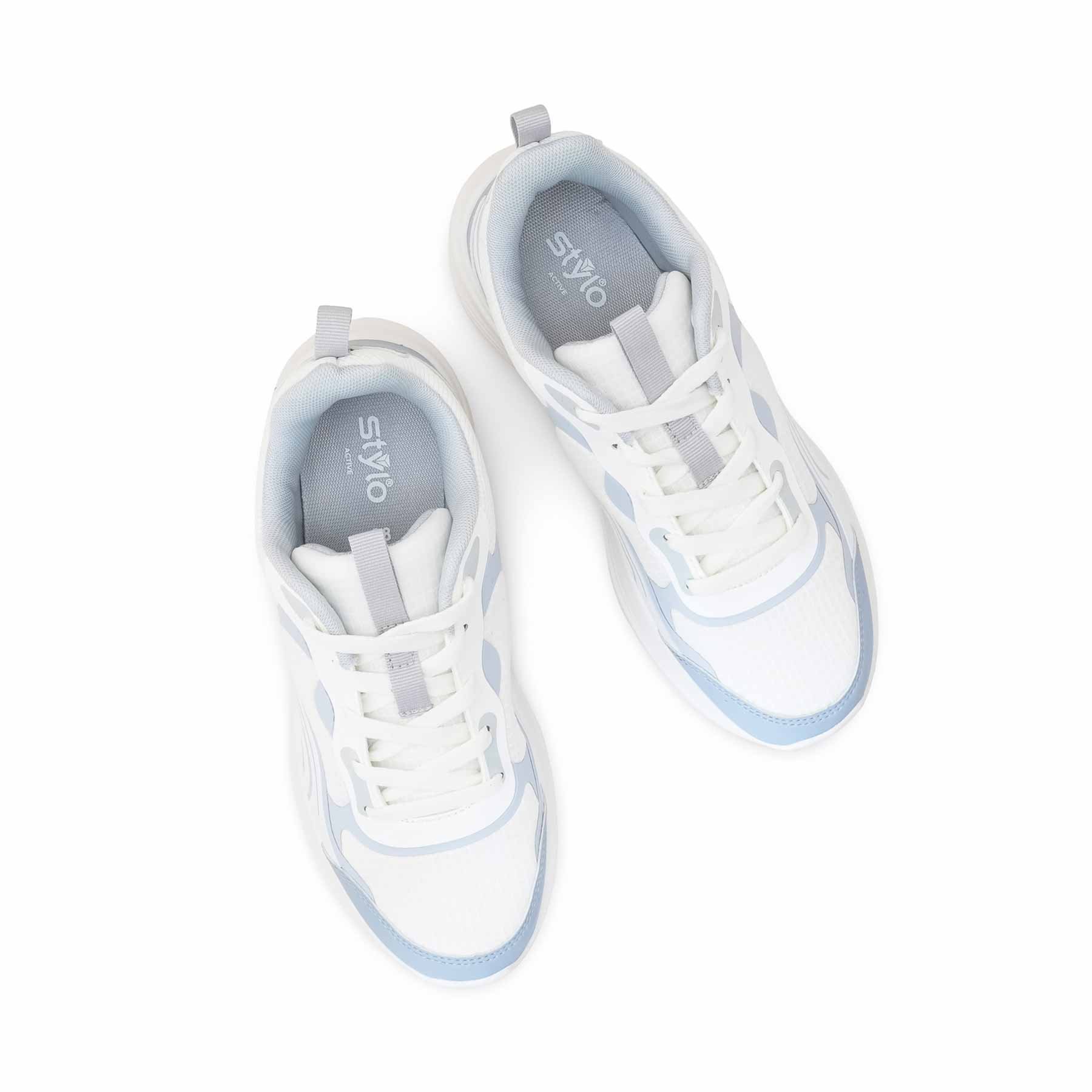 Sky Blue Casual Sneaker For Ladies AT7470 - Image 5