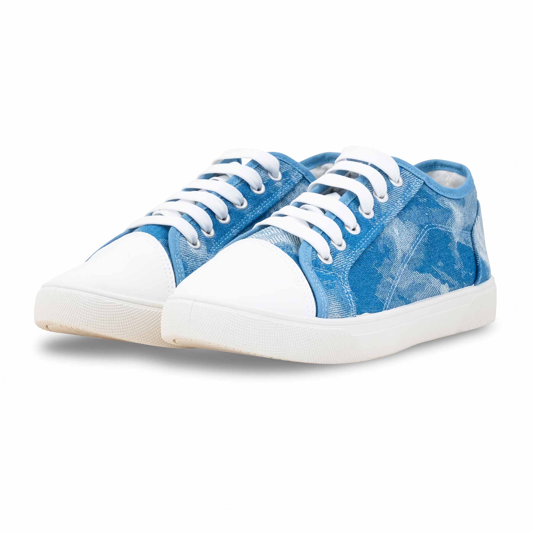 Sky Blue Casual Sneaker For Ladies AT7478 - Image 3