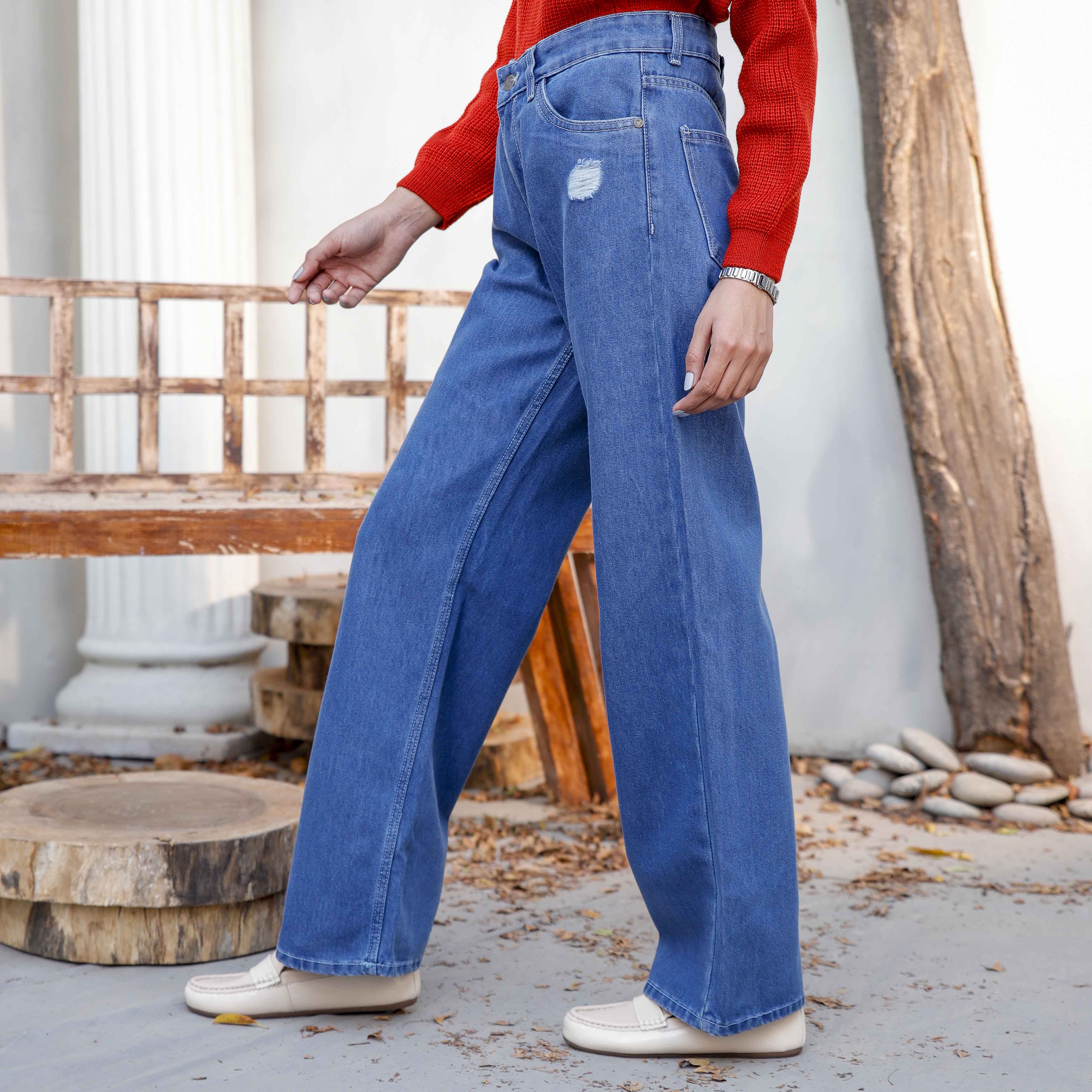 Sky Blue Denim pant PS4595 - Image 2