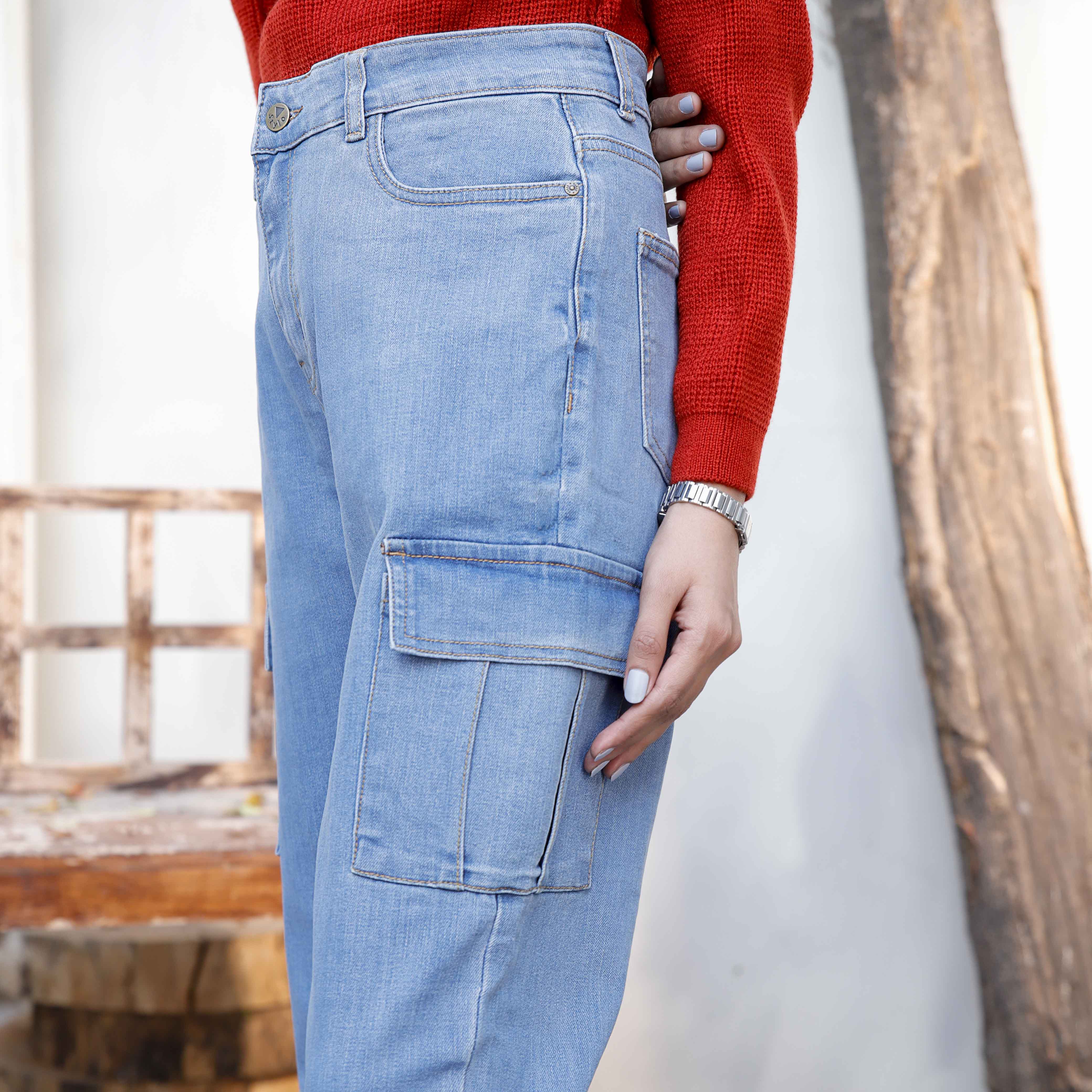 Sky Blue Denim pant PS9530 - Image 3