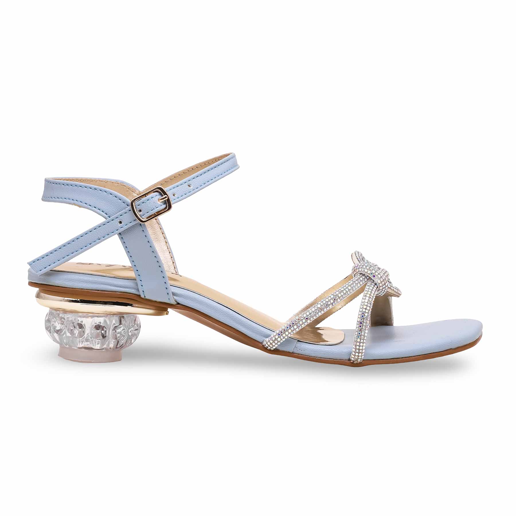 Sky Blue Fancy Sandal FN5999 - Image 2