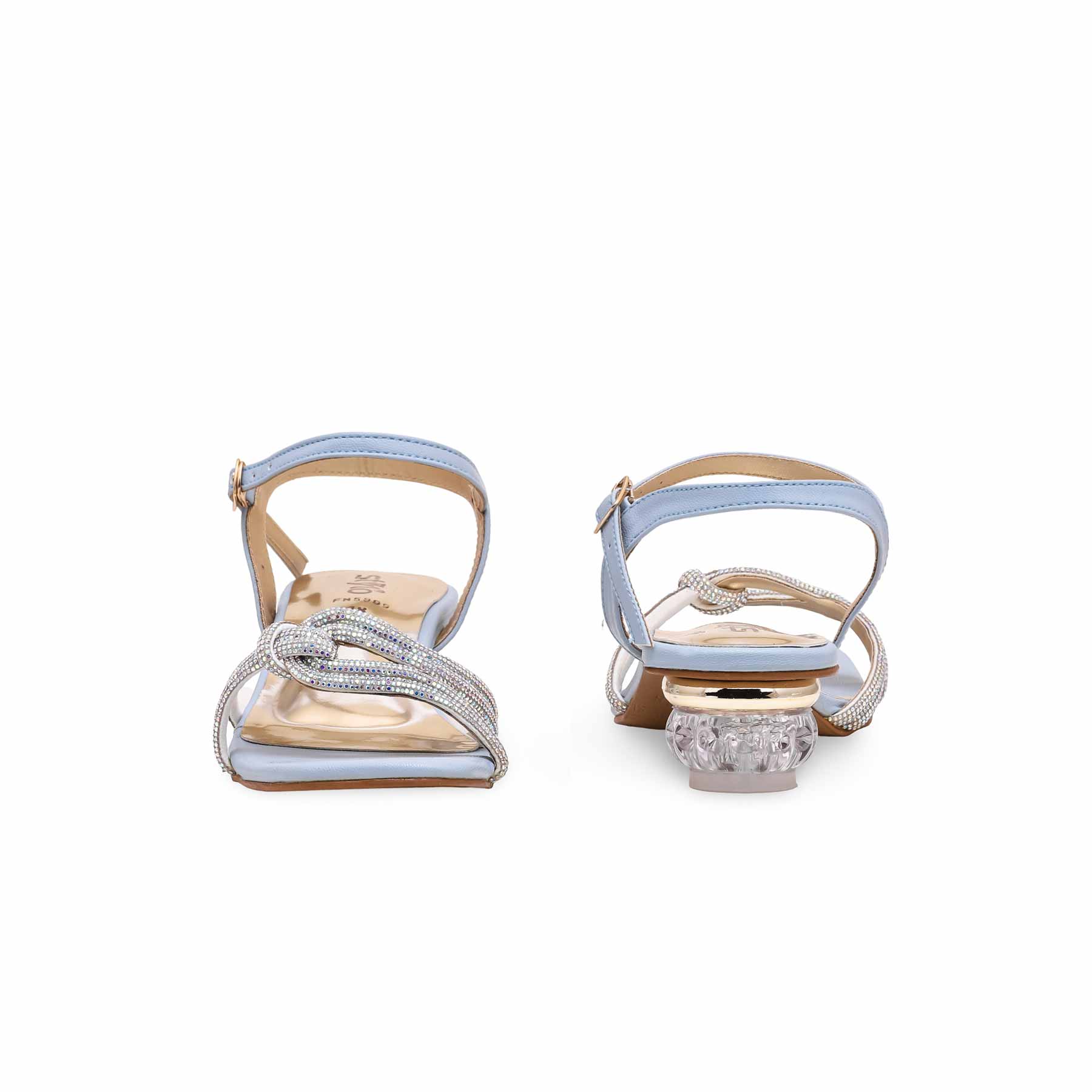Sky Blue Fancy Sandal FN5999 - Image 4