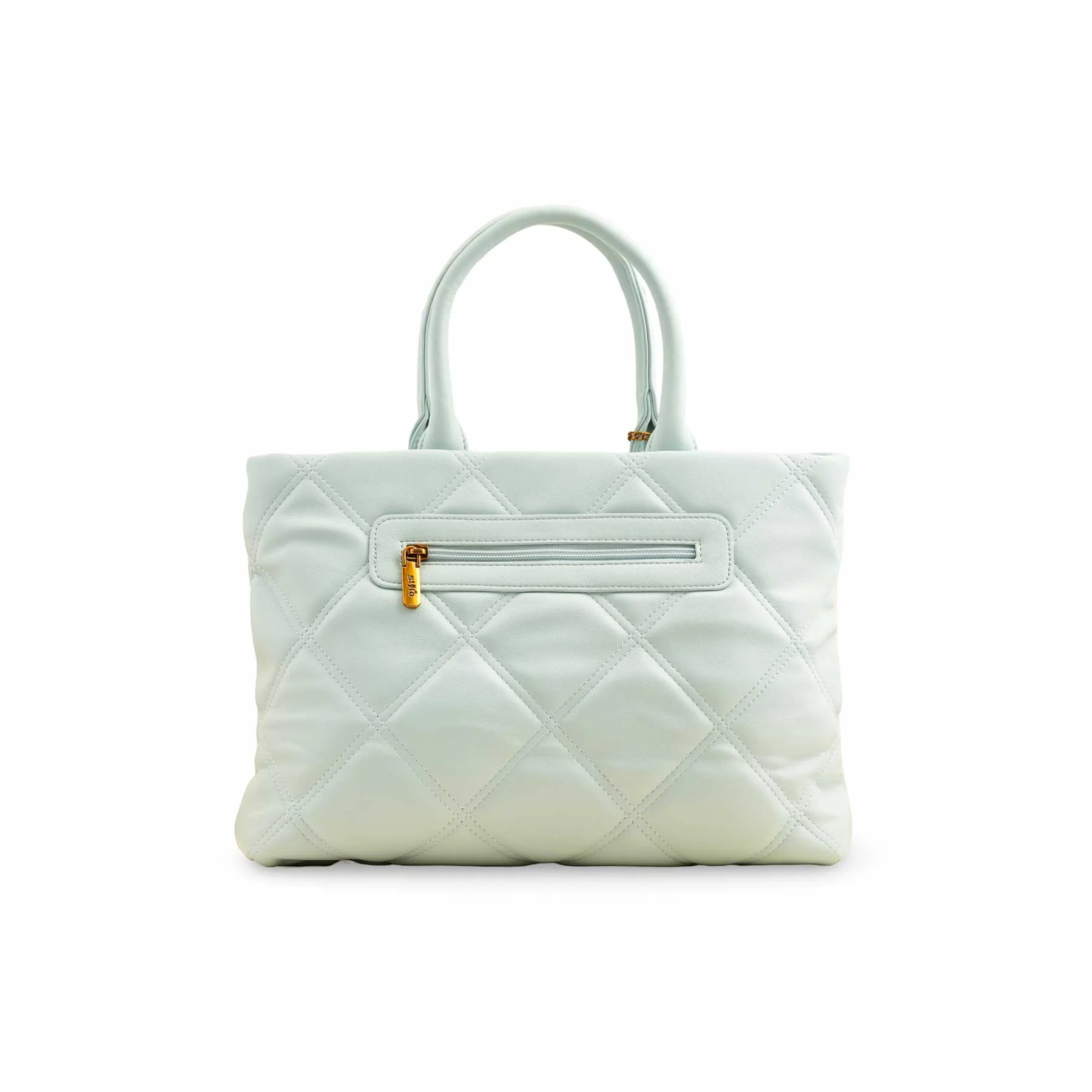 Sky Blue Formal Hand Bag P36368 - Image 4