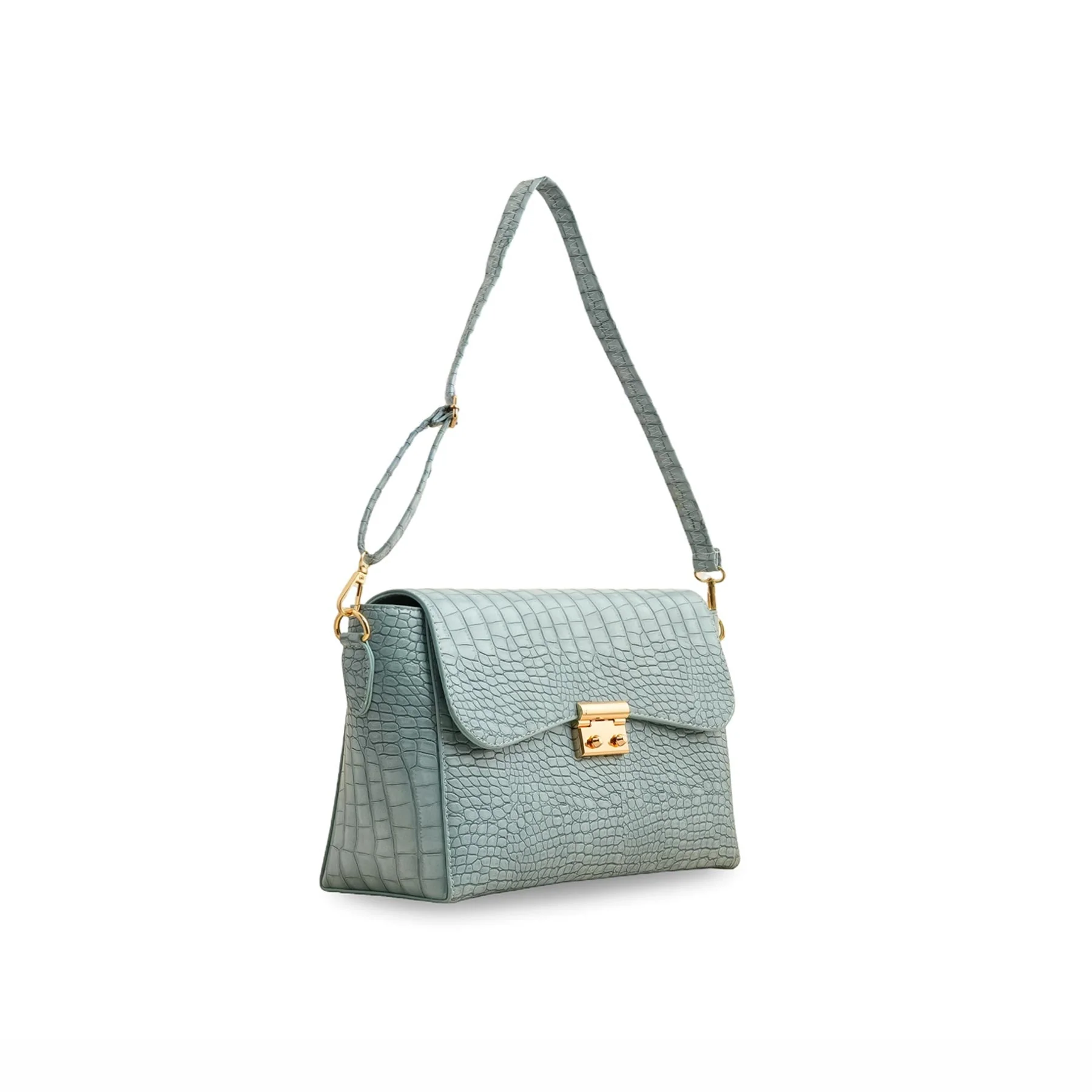 Sky Blue Formal Shoulder Bag P55766 - Image 3