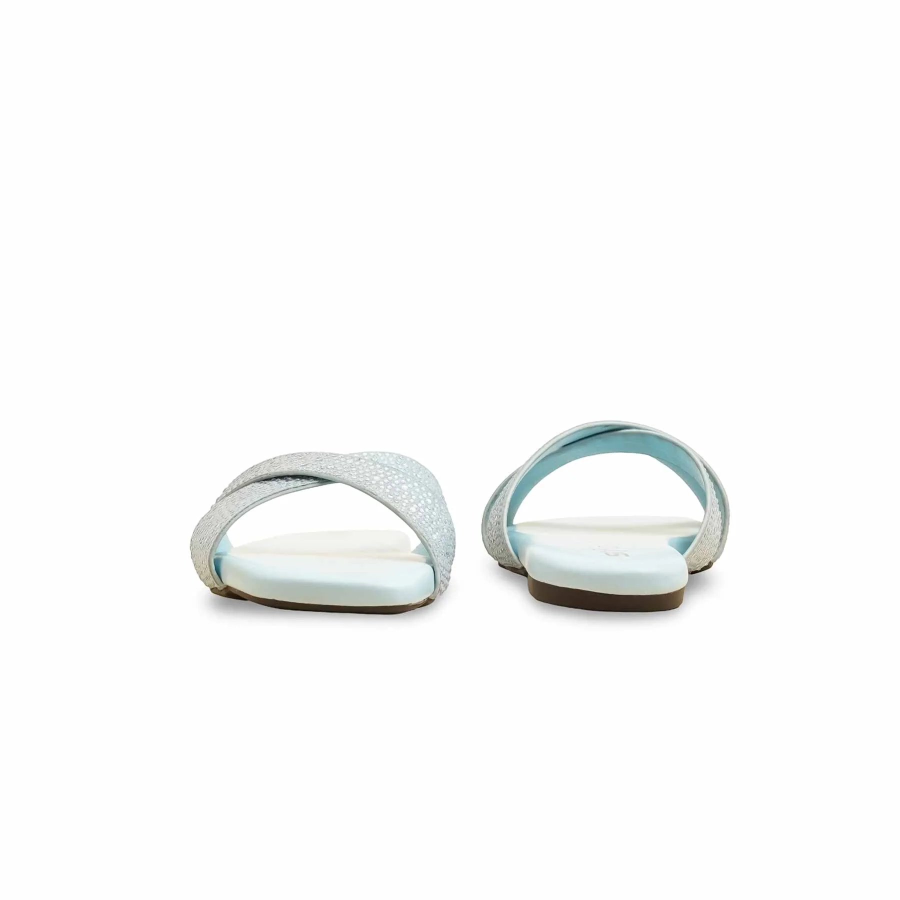 Sky Blue Formal Slipper For Women FR8409 - Image 4