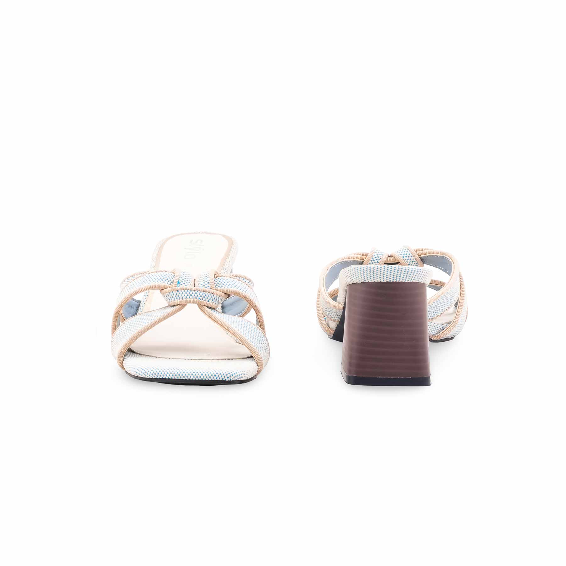 Sky Blue Formal Slipper For Women FR8507 - Image 4