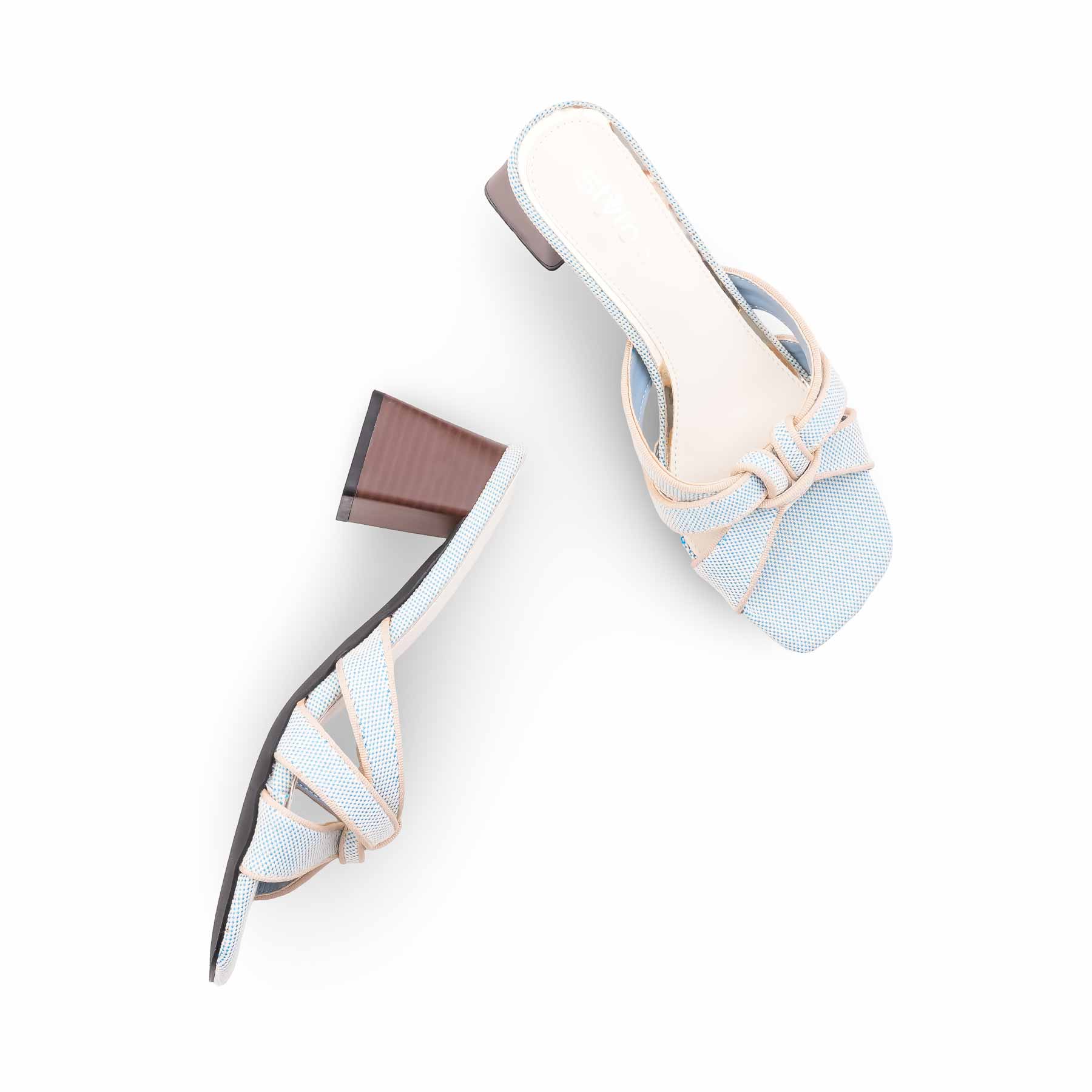 Sky Blue Formal Slipper For Women FR8507 - Image 5
