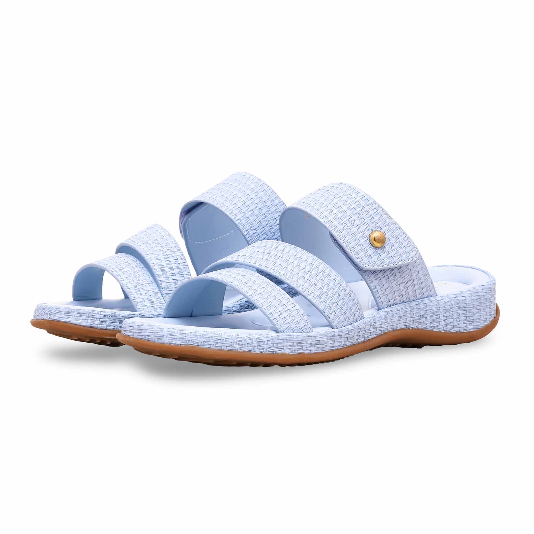 Sky Blue Formal Slipper PU0400 - Image 3