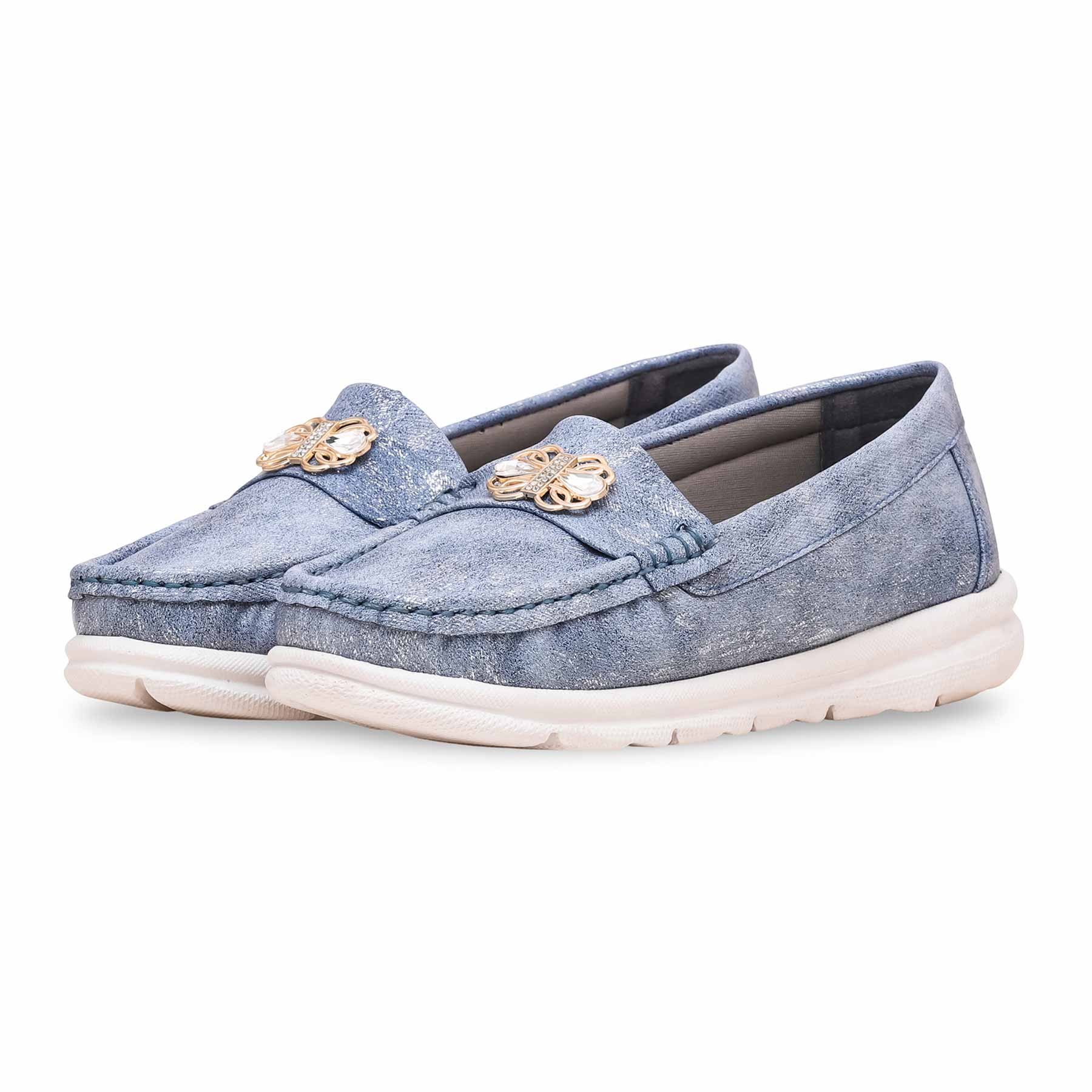 Sky Blue Moccasin WN4350 - Image 2