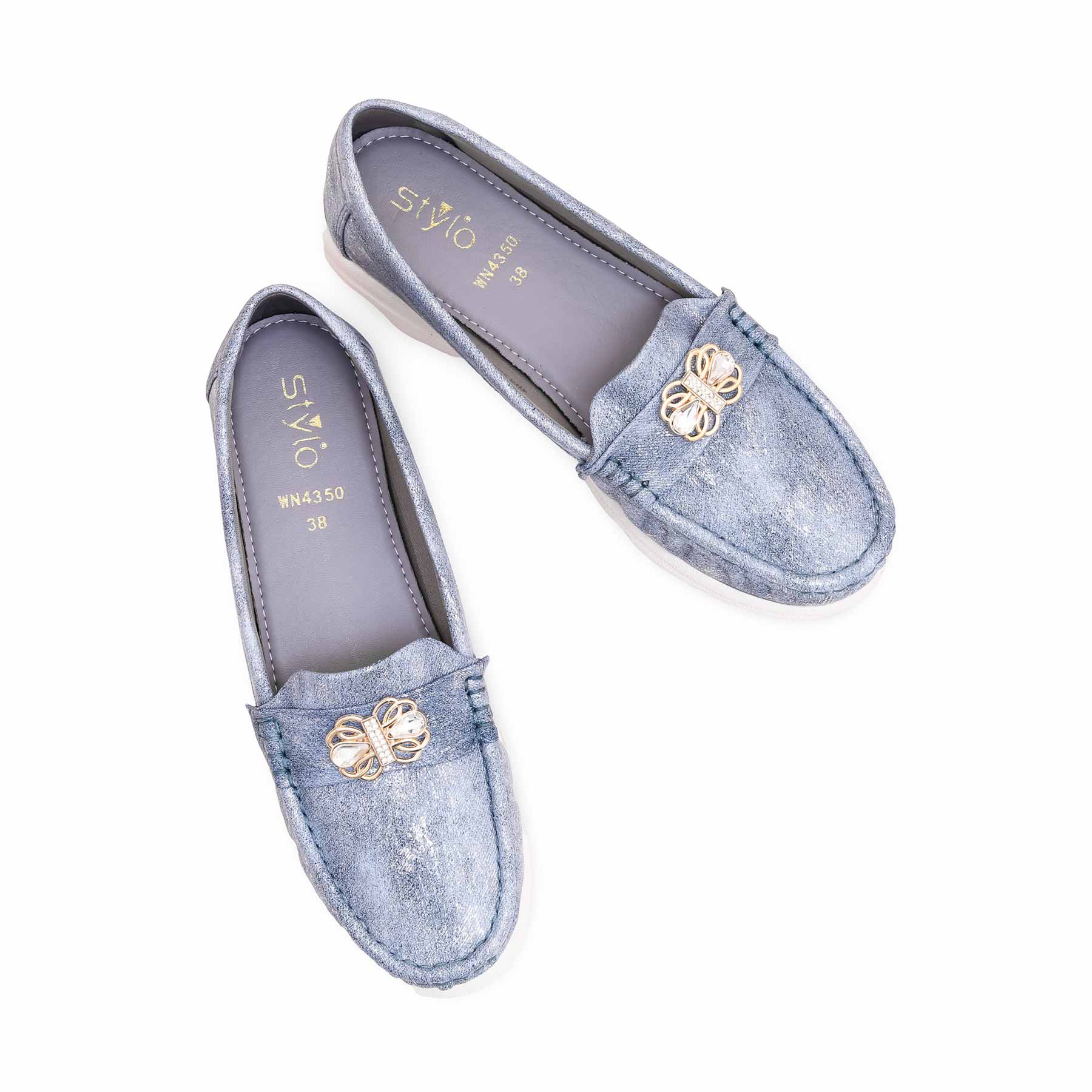 Sky Blue Moccasin WN4350 - Image 4