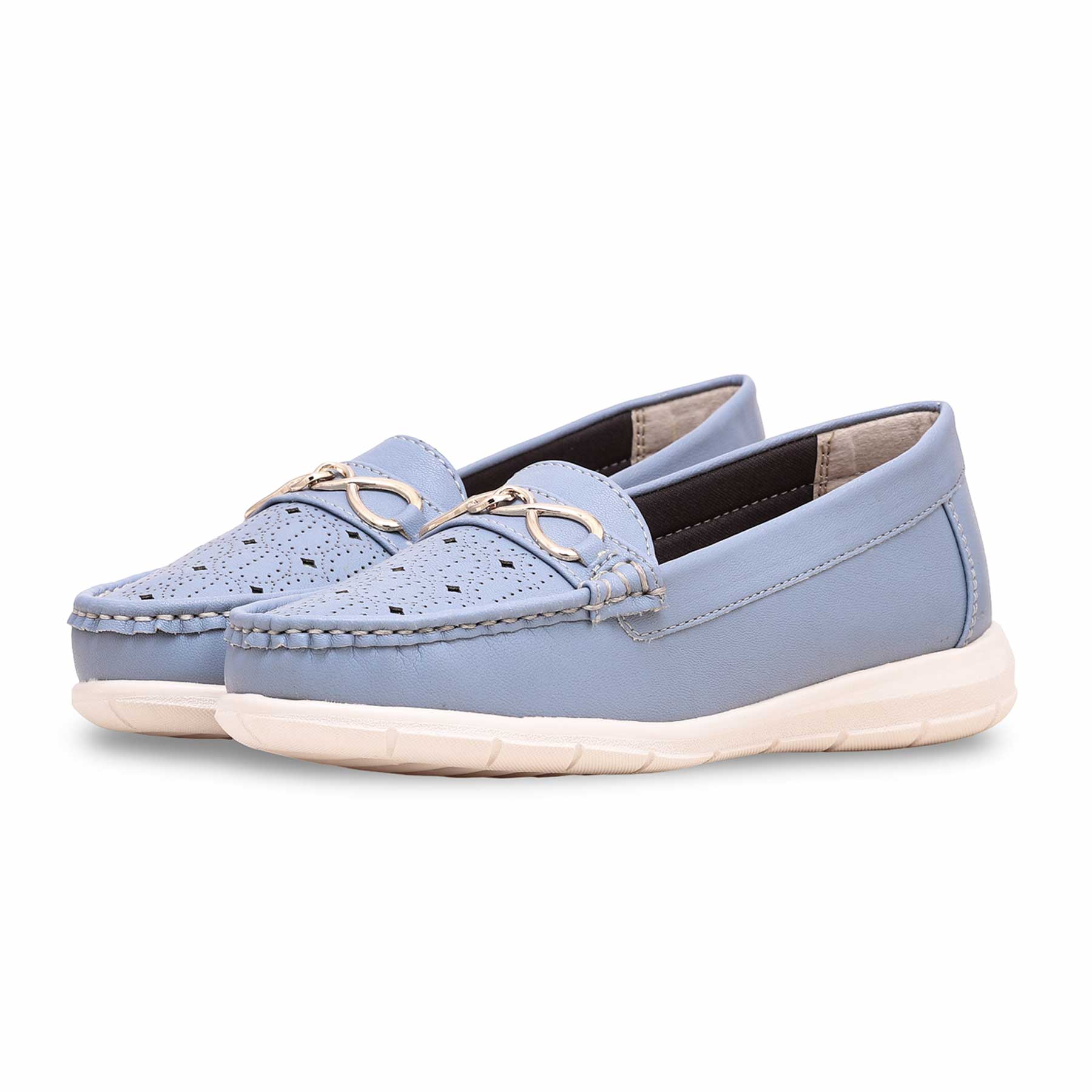 Sky Blue Moccasin WN4401 - Image 3