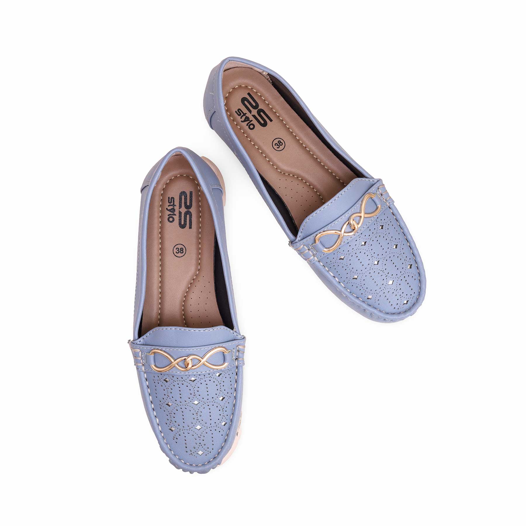 Sky Blue Moccasin WN4401 - Image 5