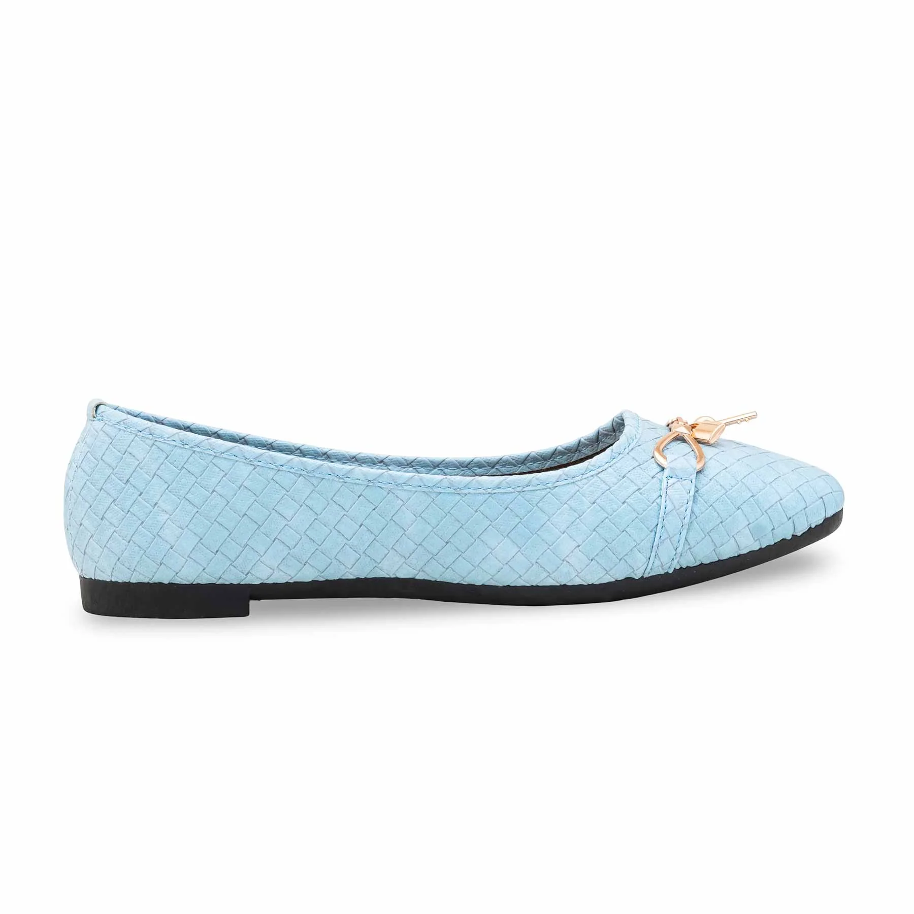 Sky Blue Pumps For Ladies WN1276 - Image 3