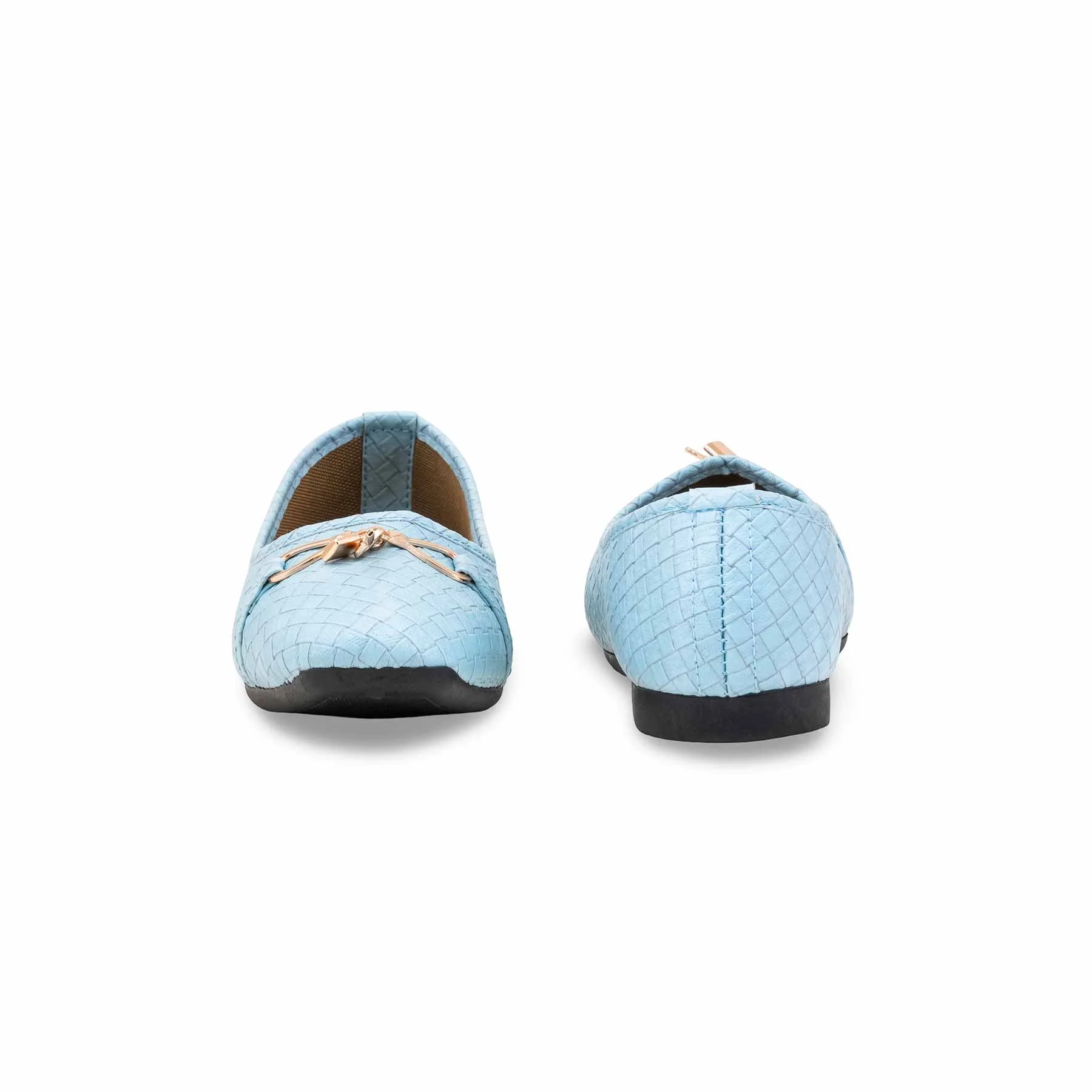 Sky Blue Pumps For Ladies WN1276 - Image 5