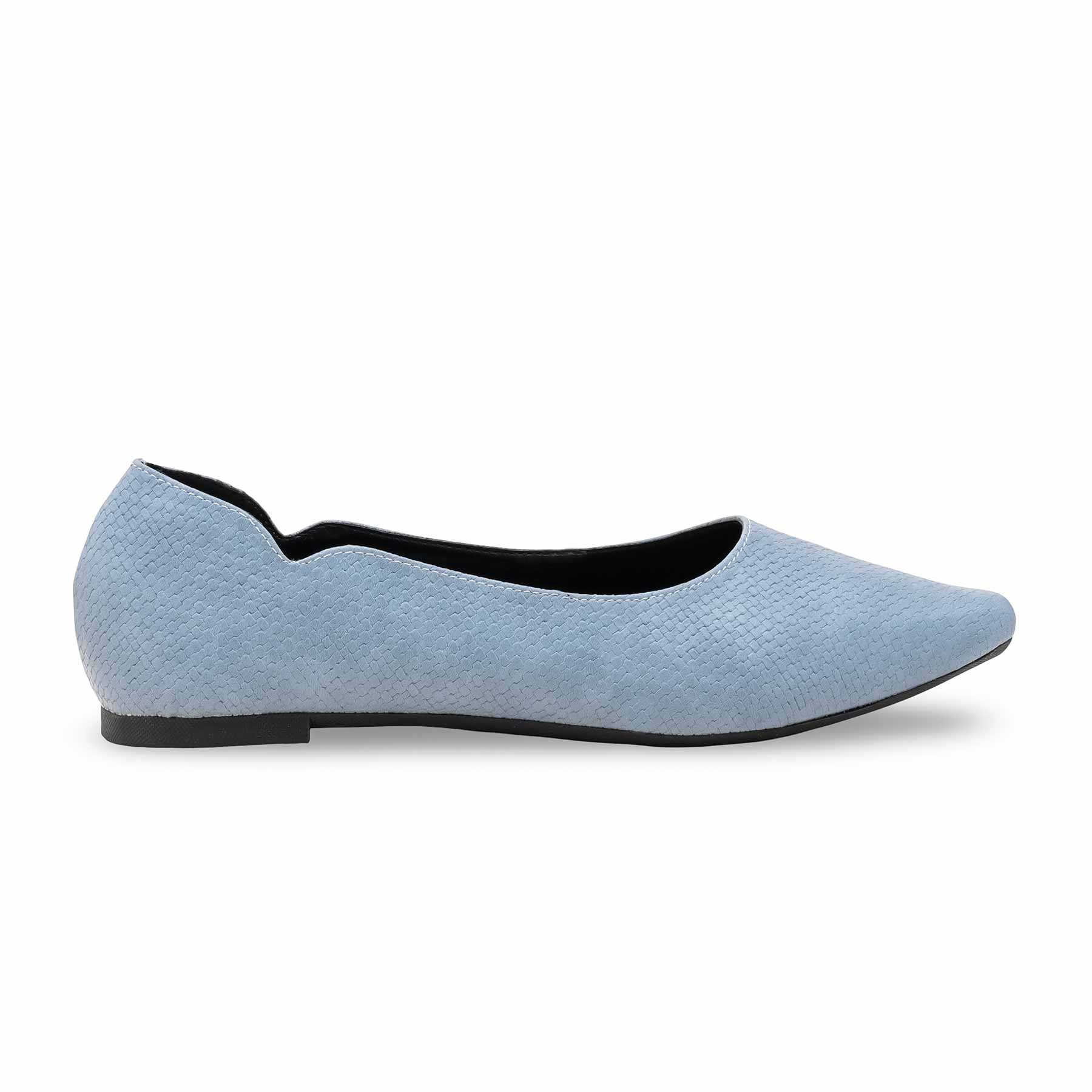 Sky Blue Pumps For Women LWN421 - Image 3