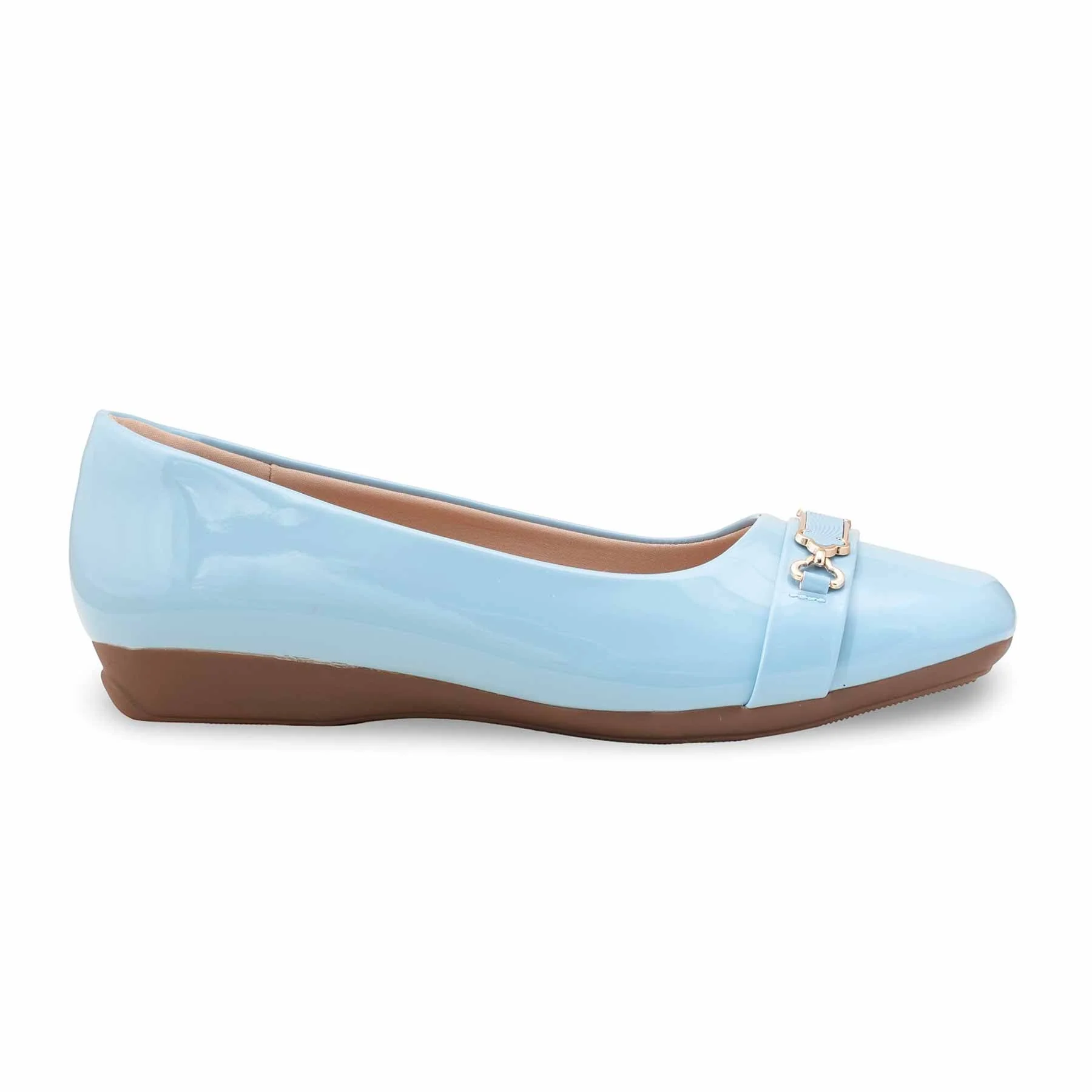 Sky Blue Pumps For Women WN1289 - Image 2