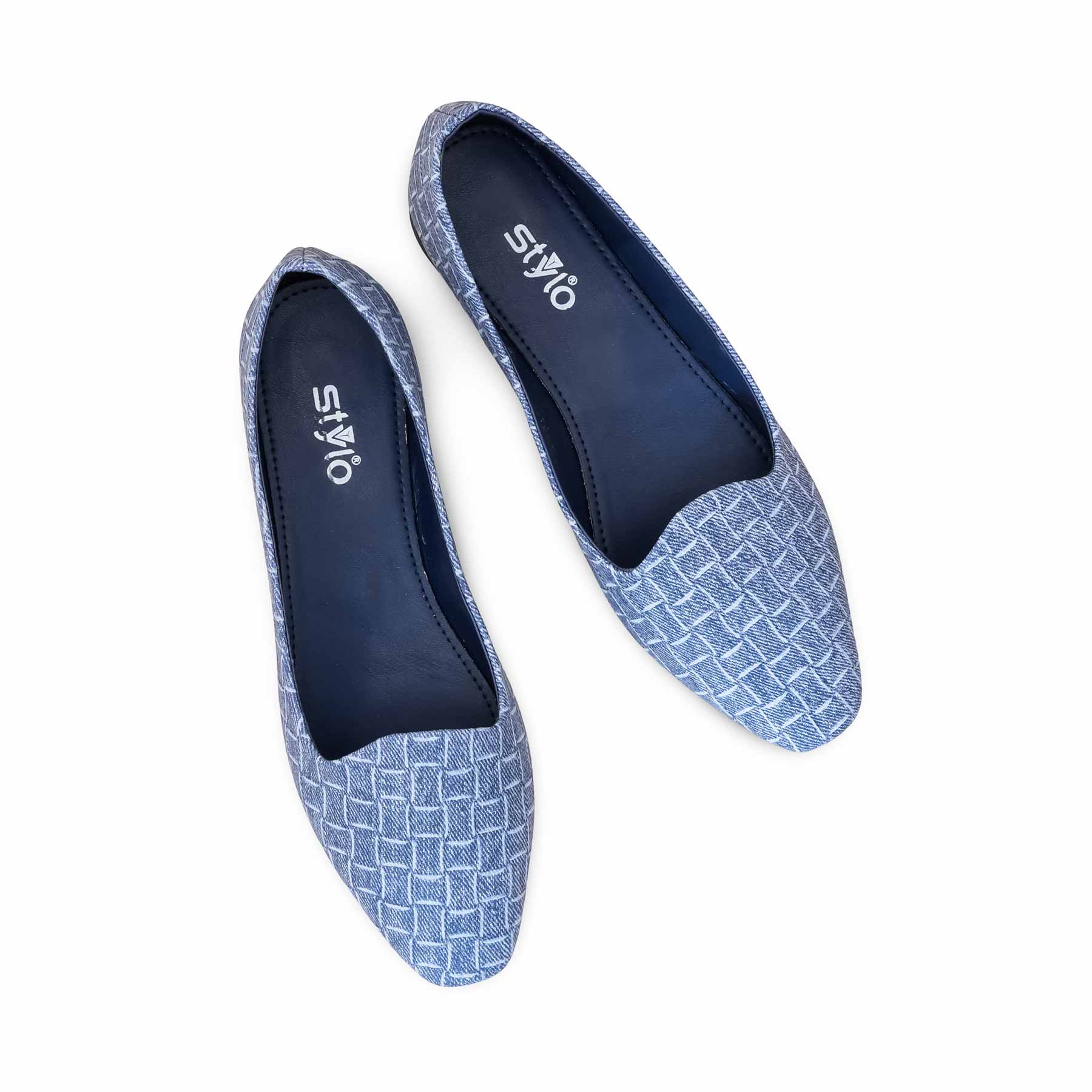 Sky Blue Women Court Shoes - Image 5