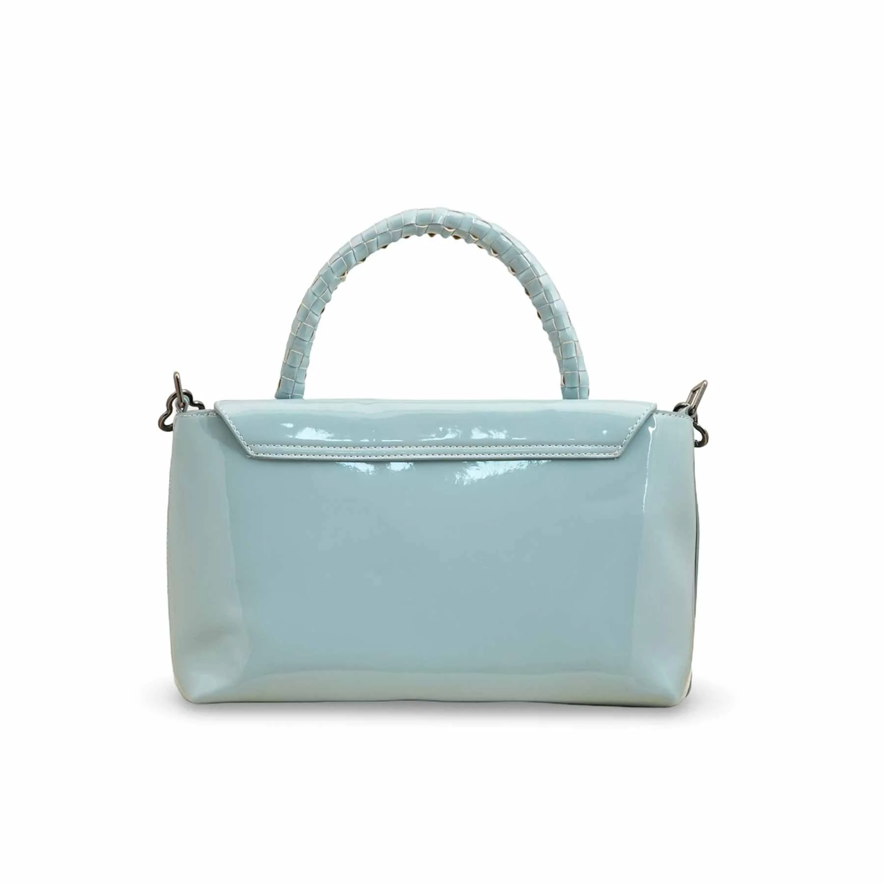 Sky Blue Women Formal Shoulder Bag P55812 - Image 4