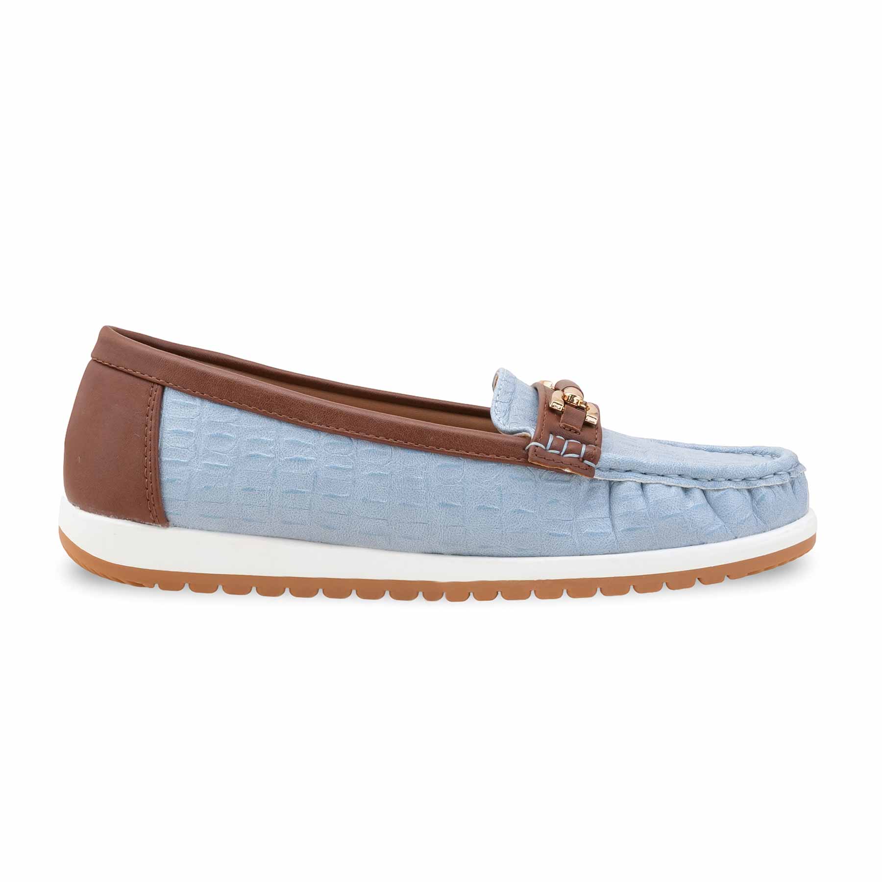 Sky Blue Women Moccasin WN4522 - Image 2