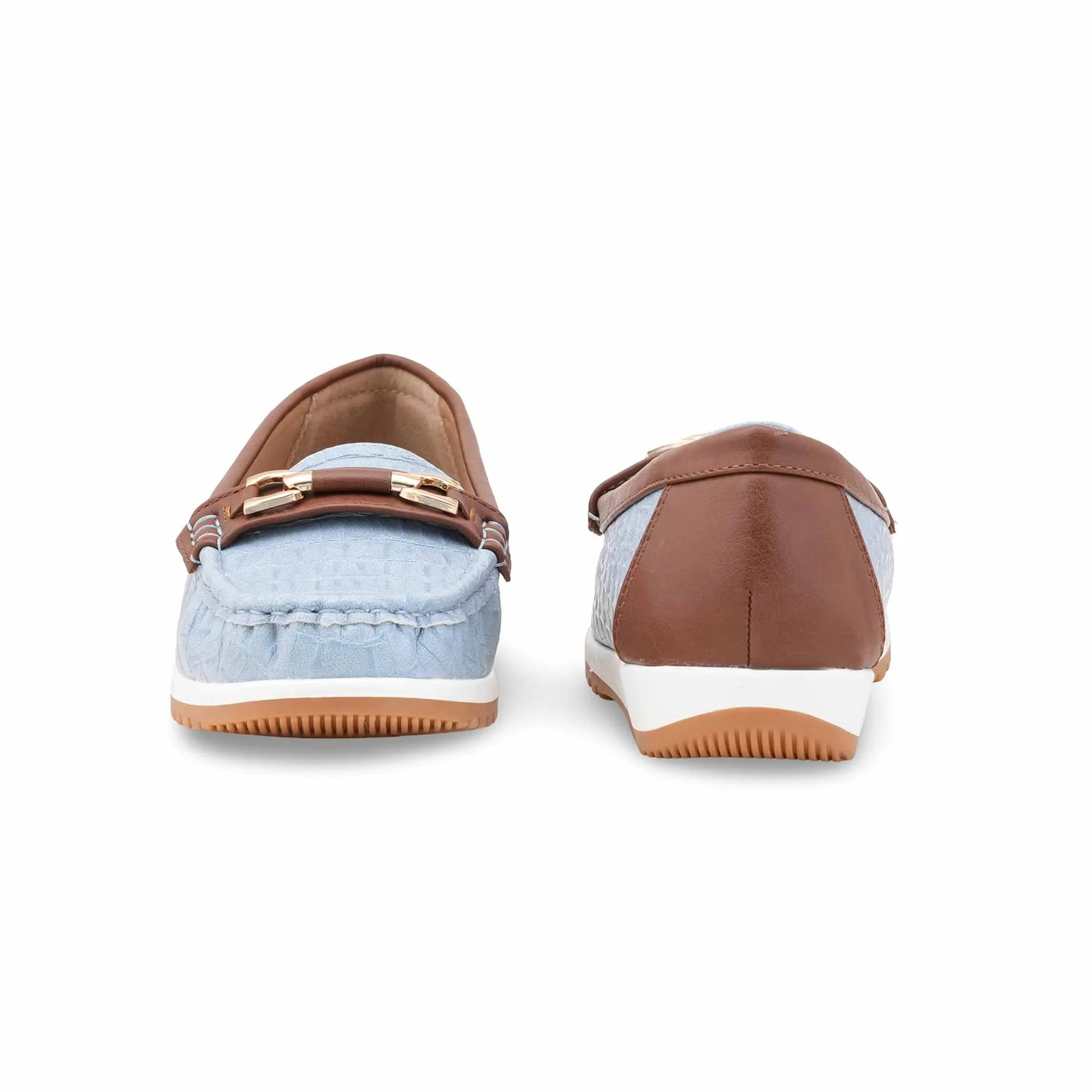 Sky Blue Women Moccasin WN4522 - Image 4