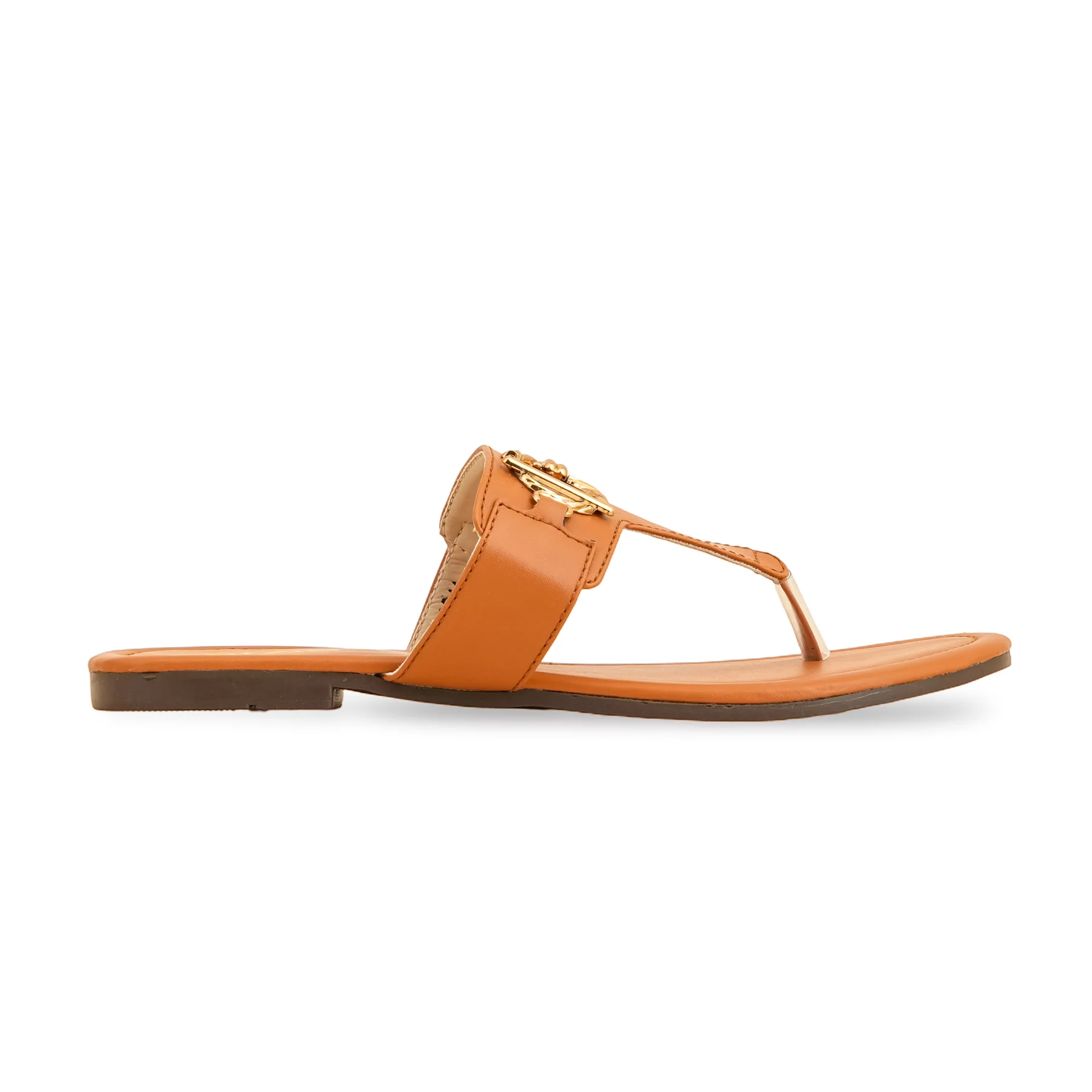 Tan Casual Chappal CL2046 - Image 2