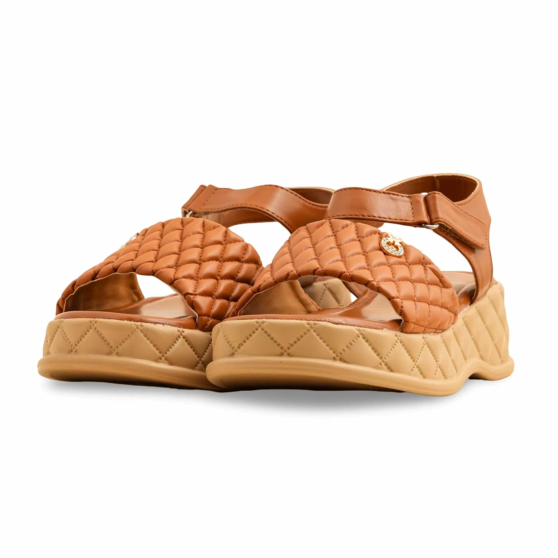 Tan Formal Sandal PU0571 - Image 3