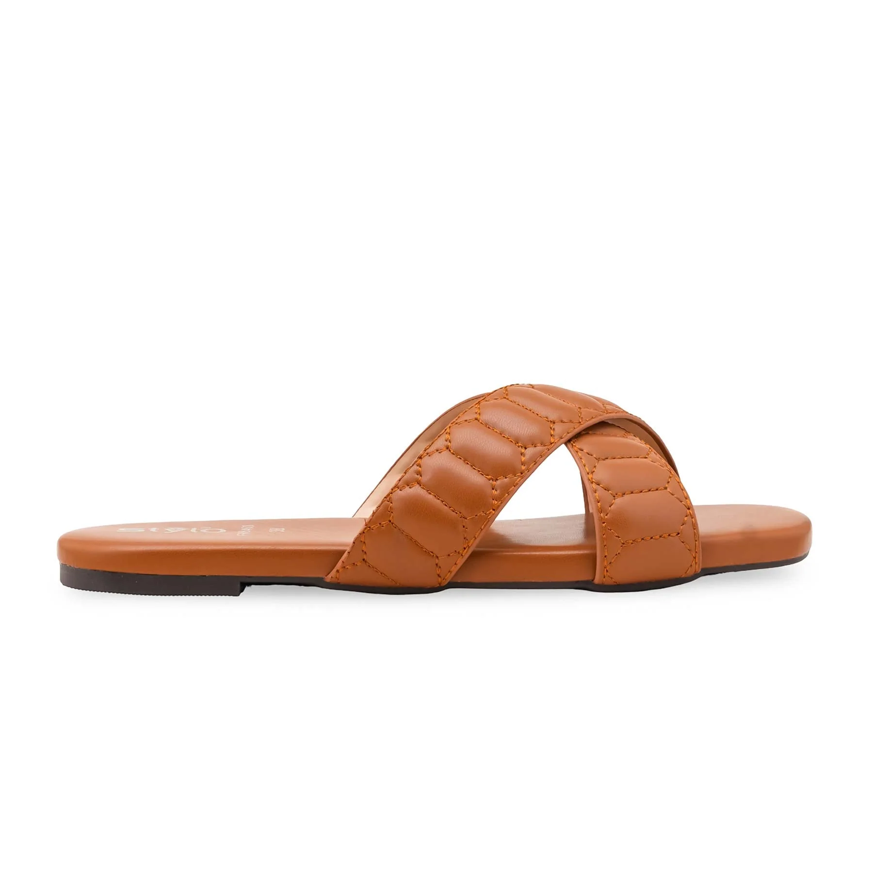 Tan Formal Slipper For Ladies FR8460 - Image 4