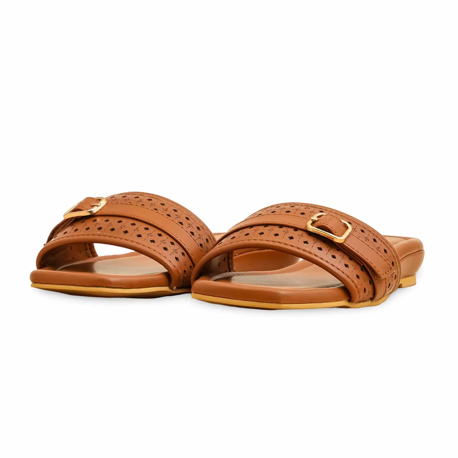 Tan Formal Slipper FR8411 - Image 3