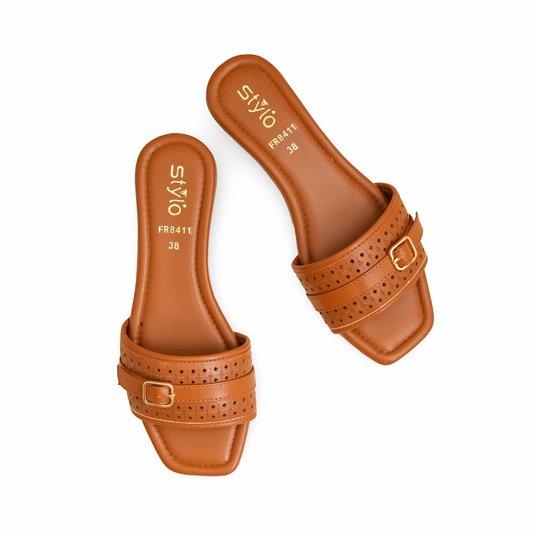 Tan Formal Slipper FR8411 - Image 5
