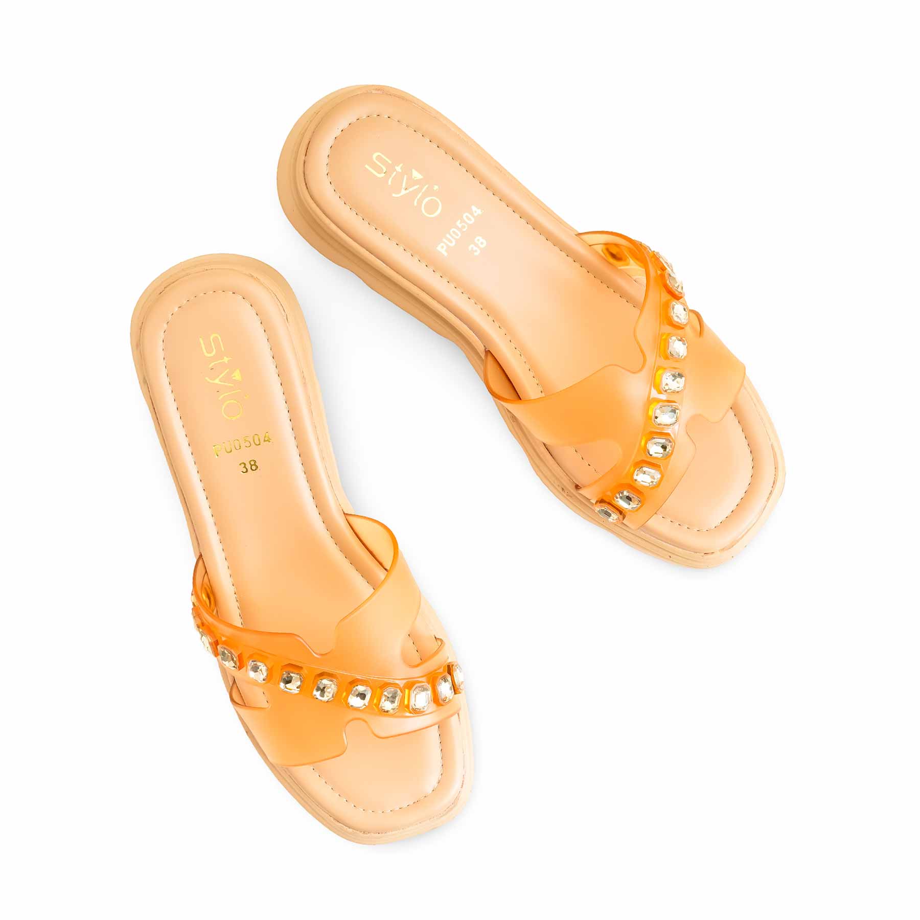 Tan Formal Slipper PU0504 - Image 5