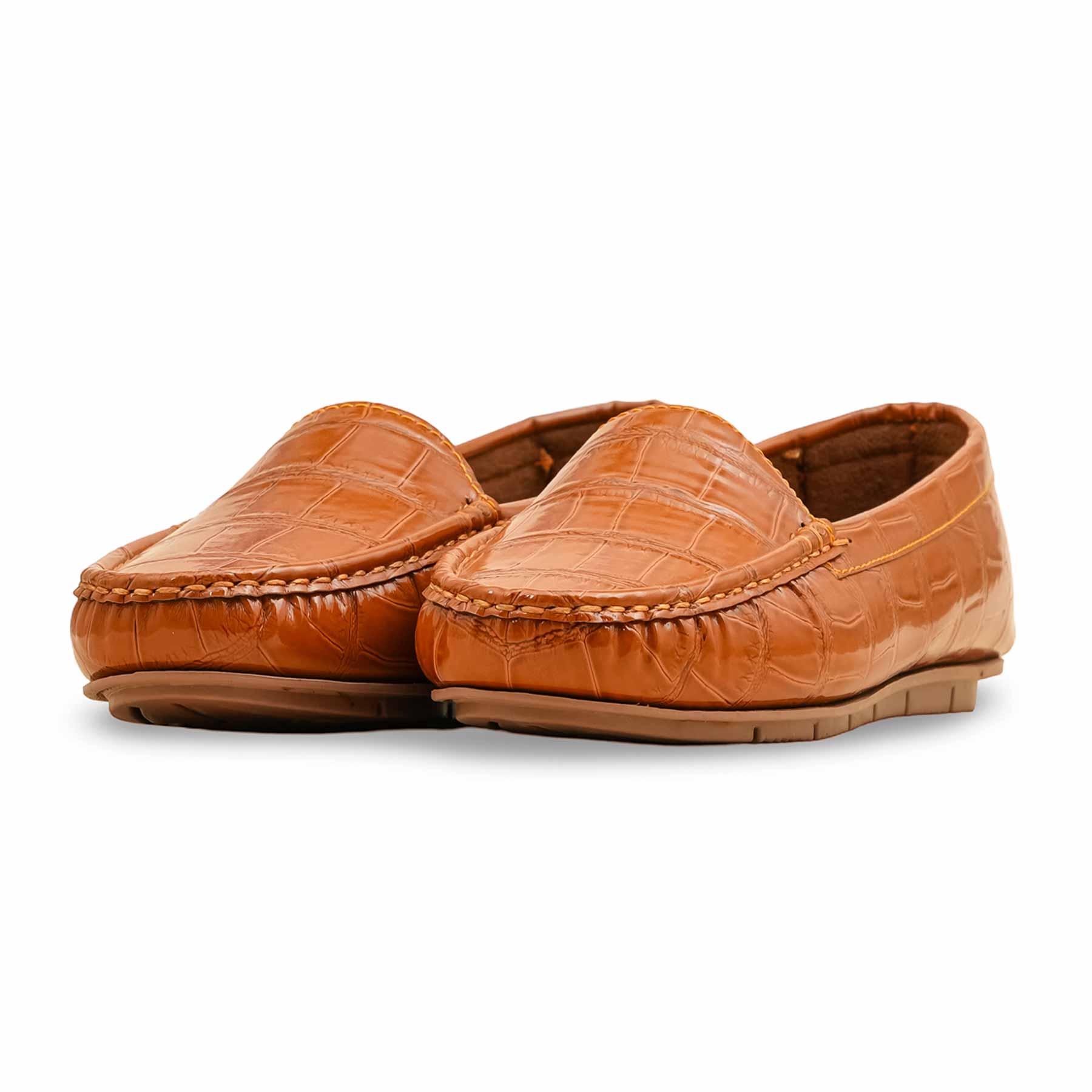 Tan Moccasin For Women WN4507 - Image 3