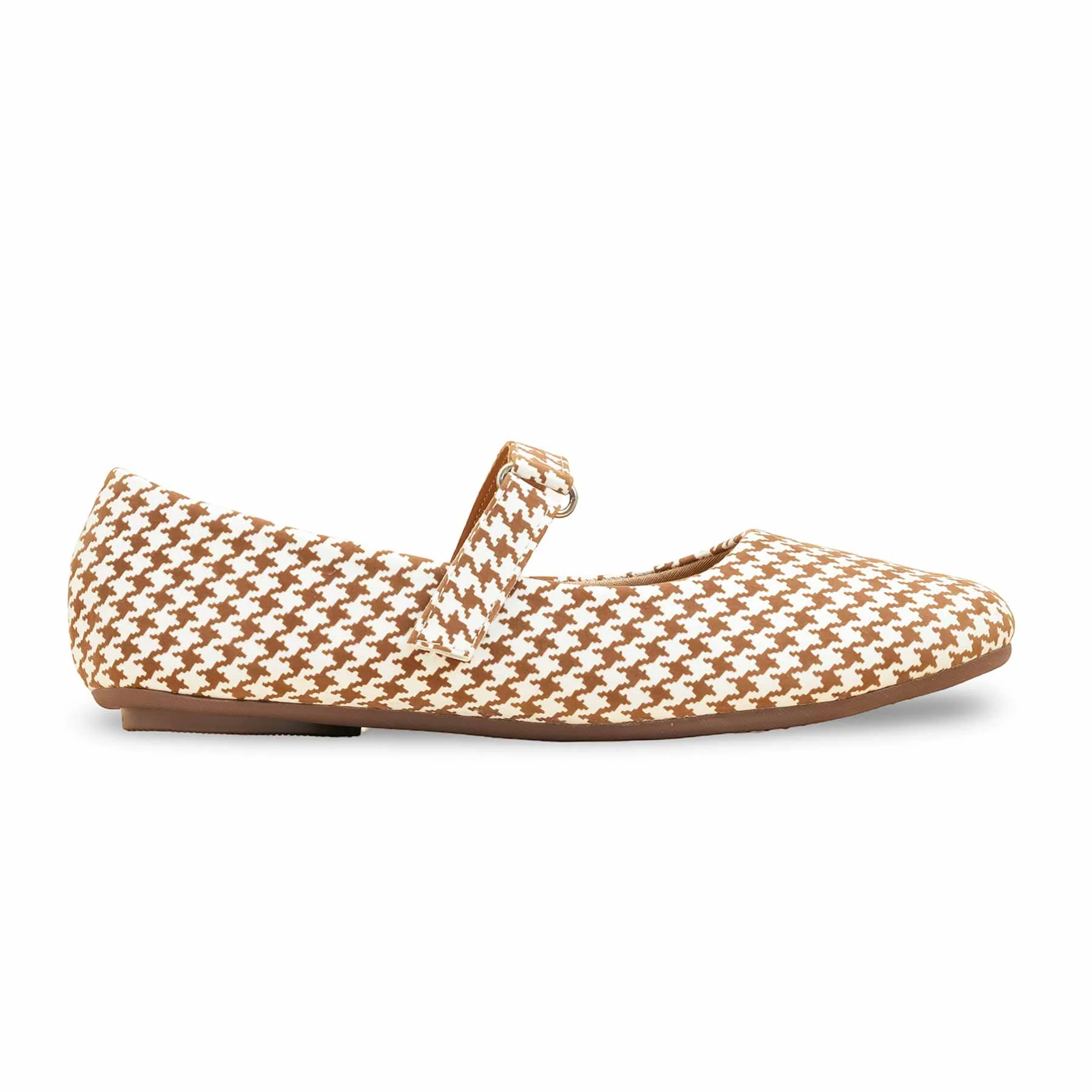 Tan Pumps For Ladies WN1321 - Image 4