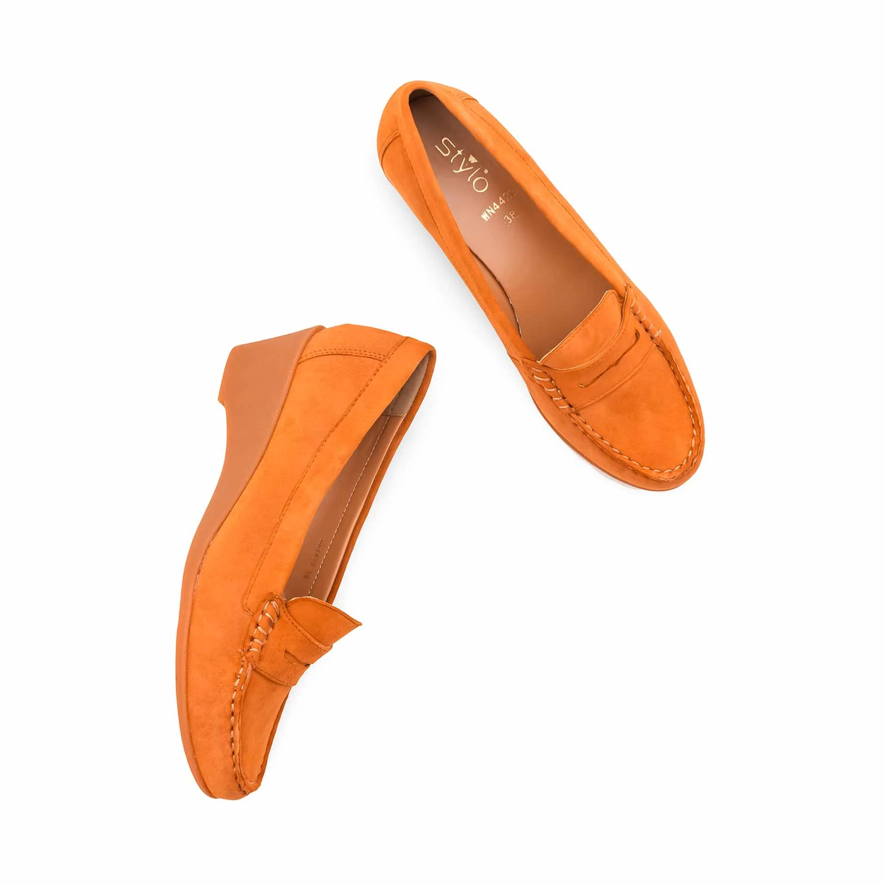 Tan Winter Moccasin For Ladies WN4429 - Image 5
