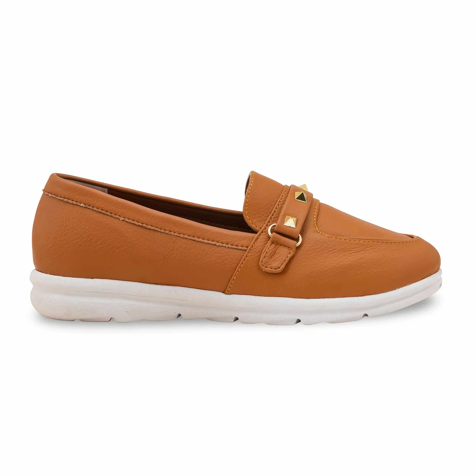 Tan Women Moccasin WN4534 - Image 2