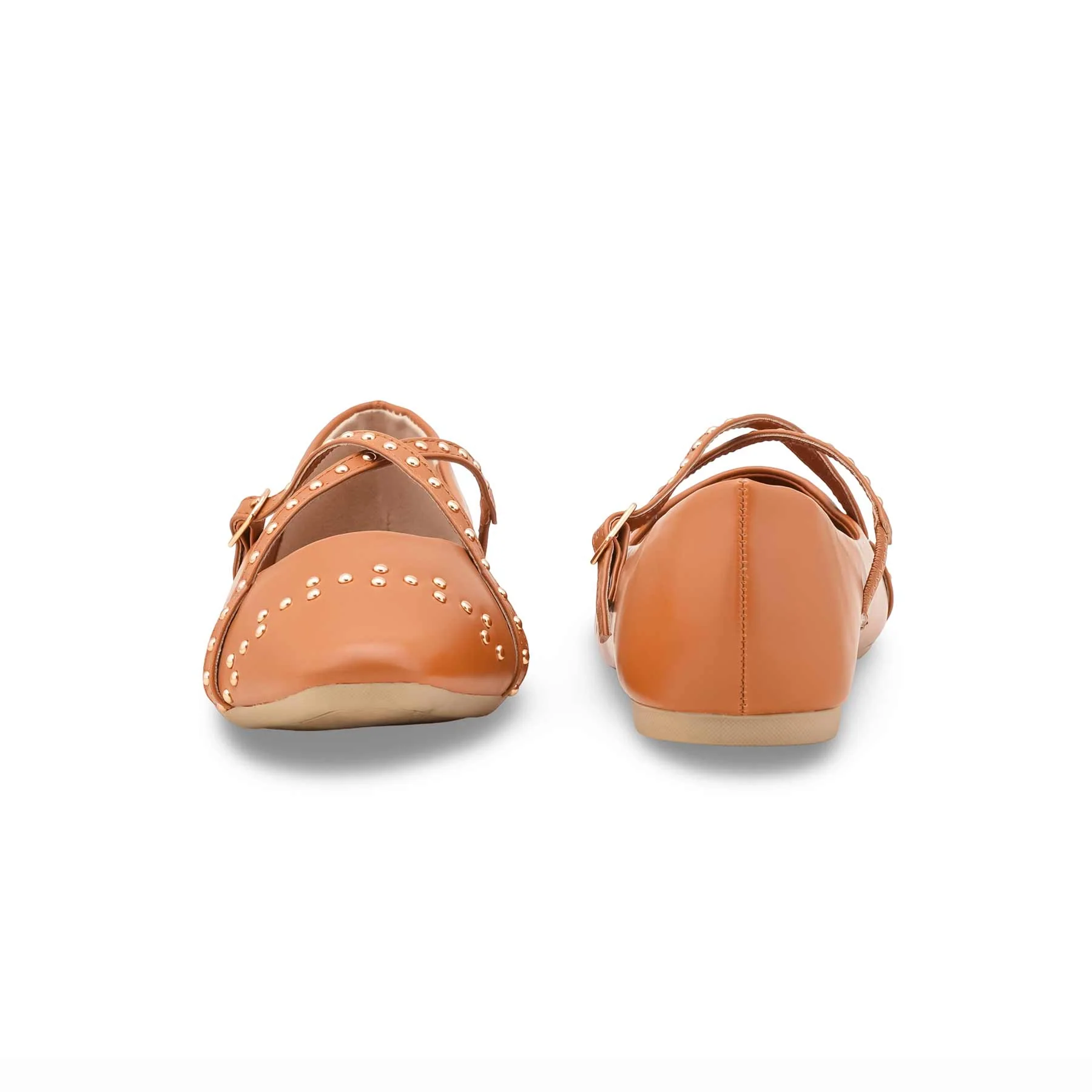 Tan Women Pumps WN1211 - Image 4