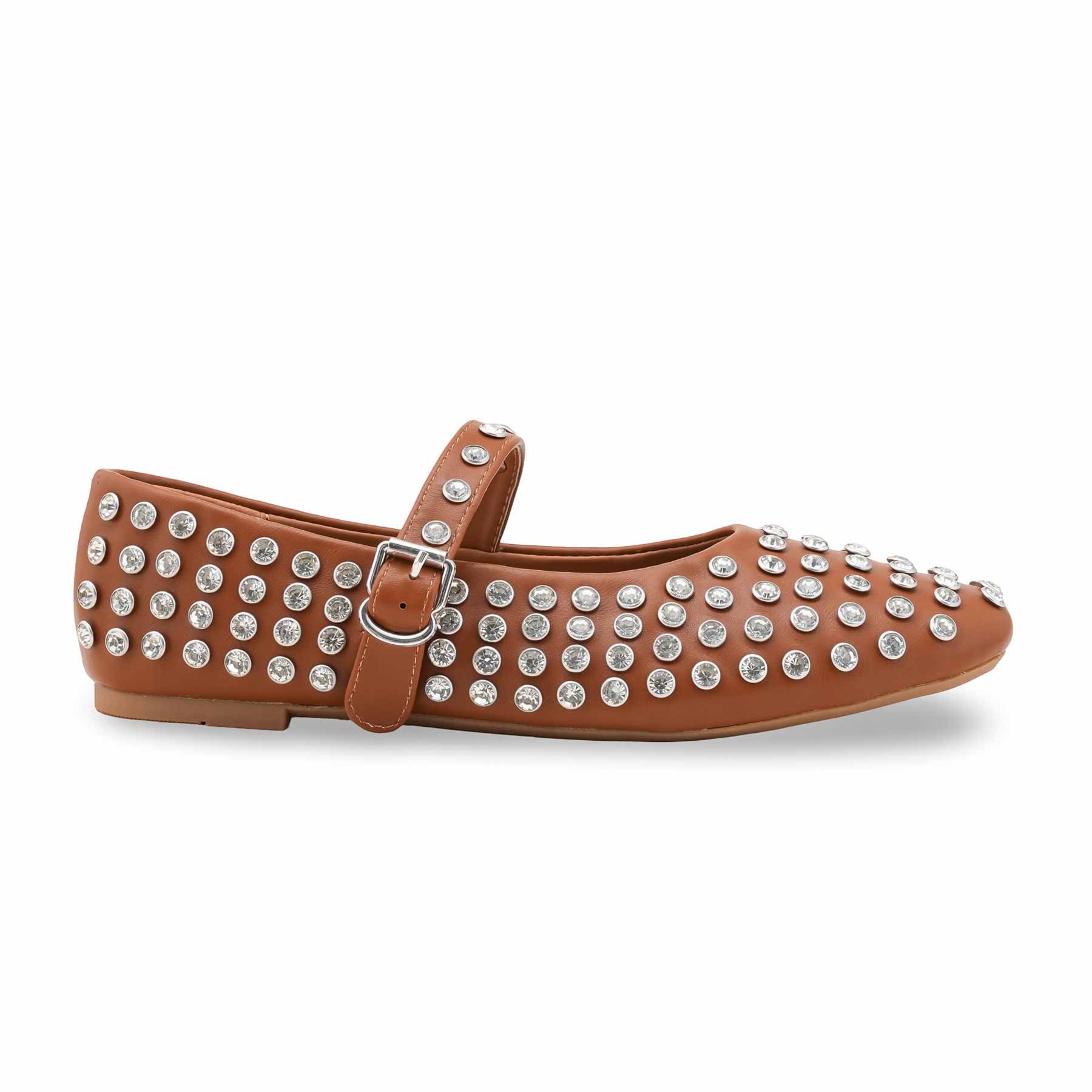 Tan Women Pumps WN1327 - Image 2