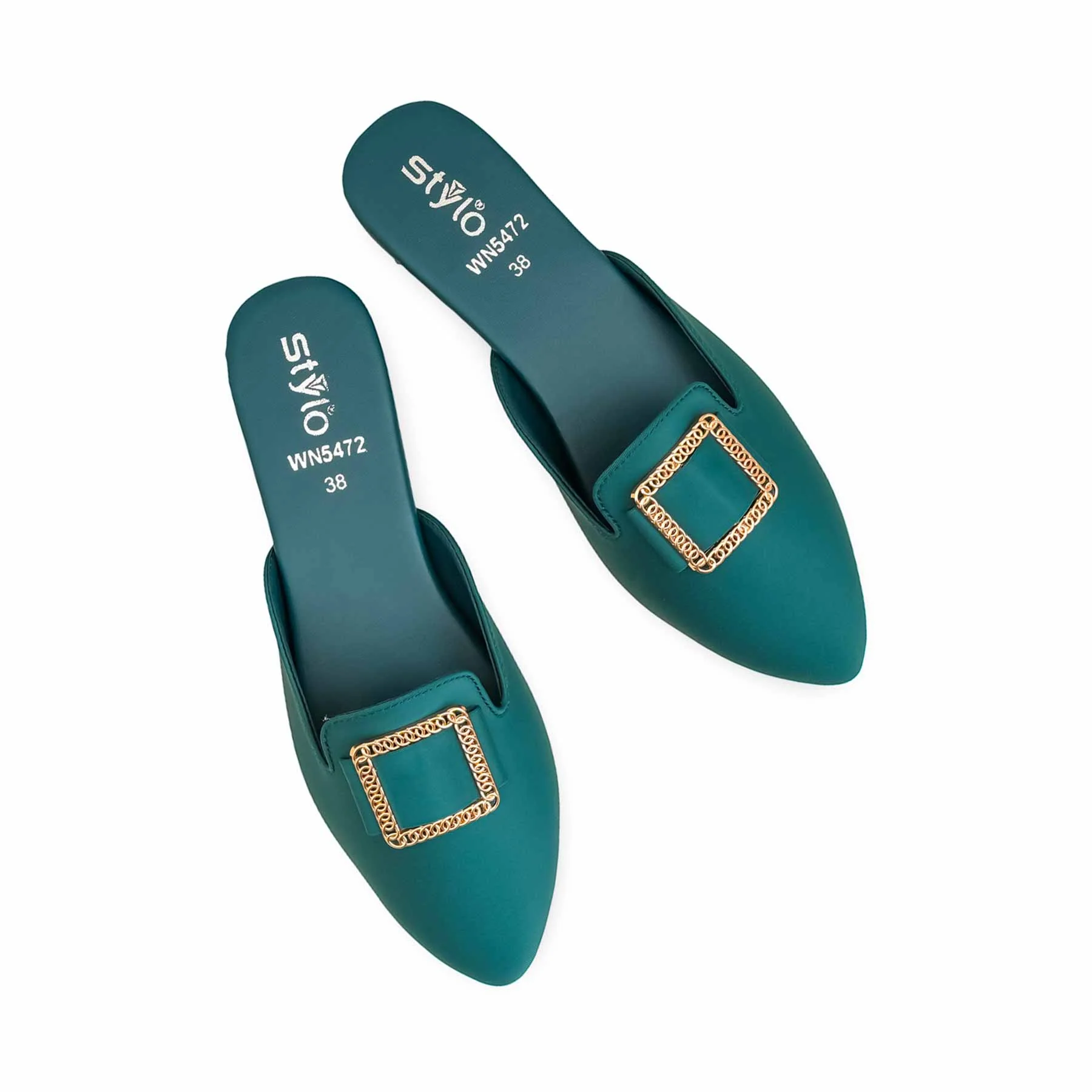 Teal Blue Back Open For Ladies WN5472 - Image 5