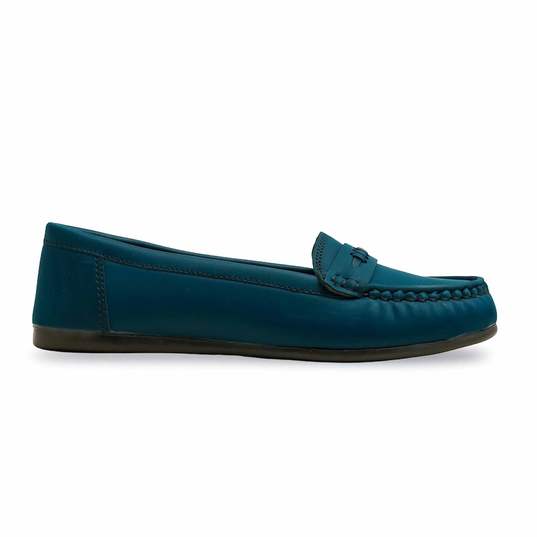 Teal Blue Moccasin WN4501 - Image 2