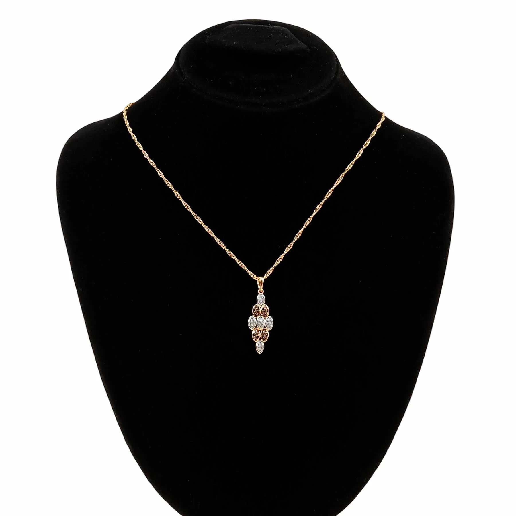 Two Tone Pendant J42888 - Image 2