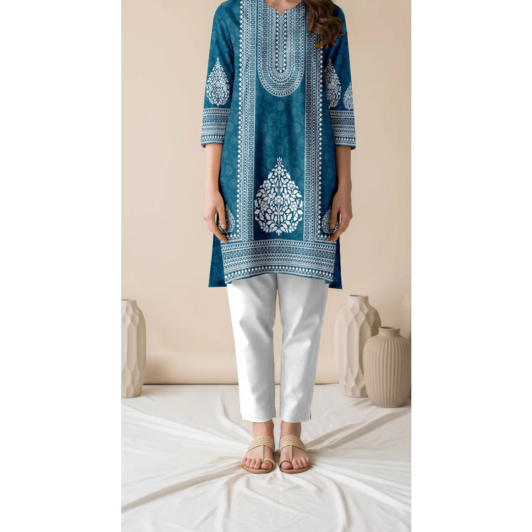 Unstitched Printed Shirt UW5067 - Image 2