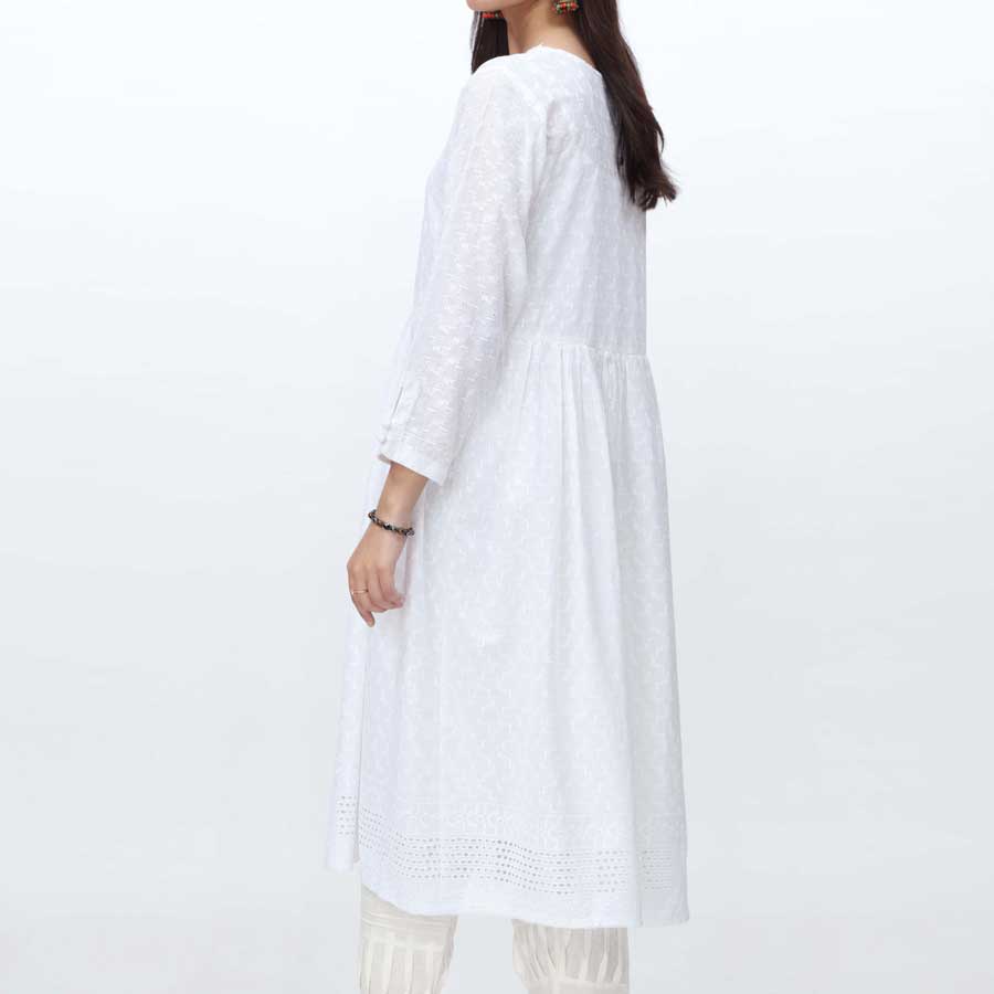1PC- Embroidered Chikankari Shirt PS4174 - Image 3