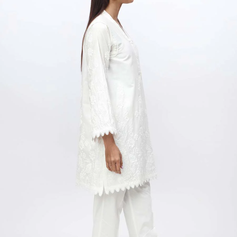1PC- Puff Printed Cambric Shirt PS4001 - Image 2