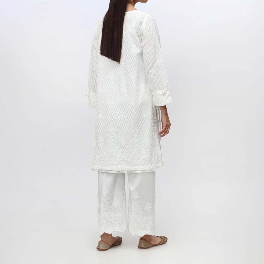 2PC- Puff Printed Cambric Suit PS4017 - Image 3