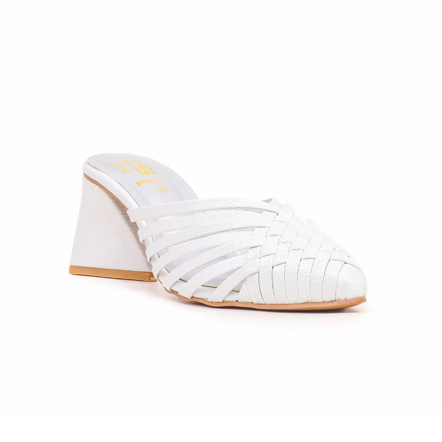 White Back Open Heels WN5310 - Image 2