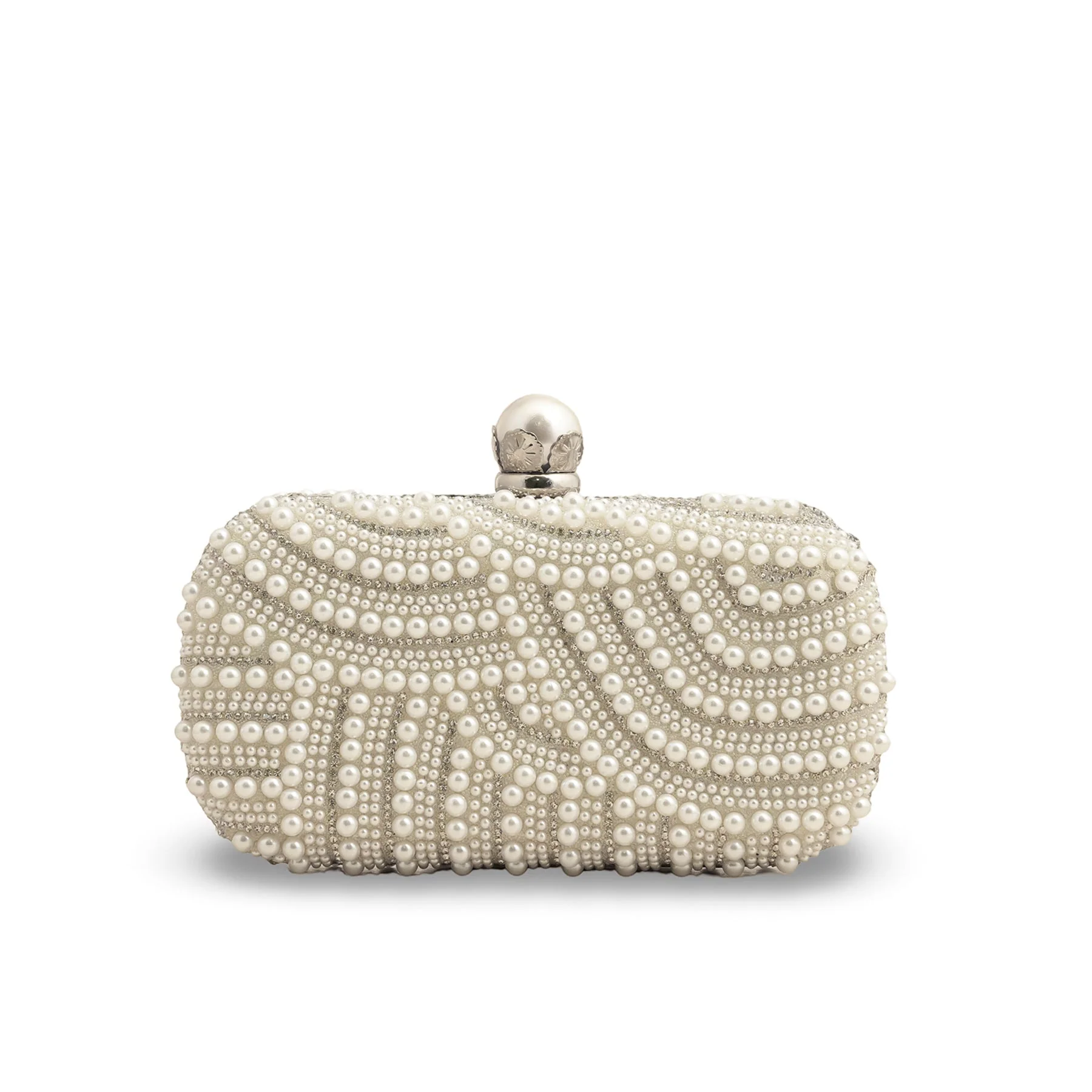 White Bridal Clutch P24279 - Image 3