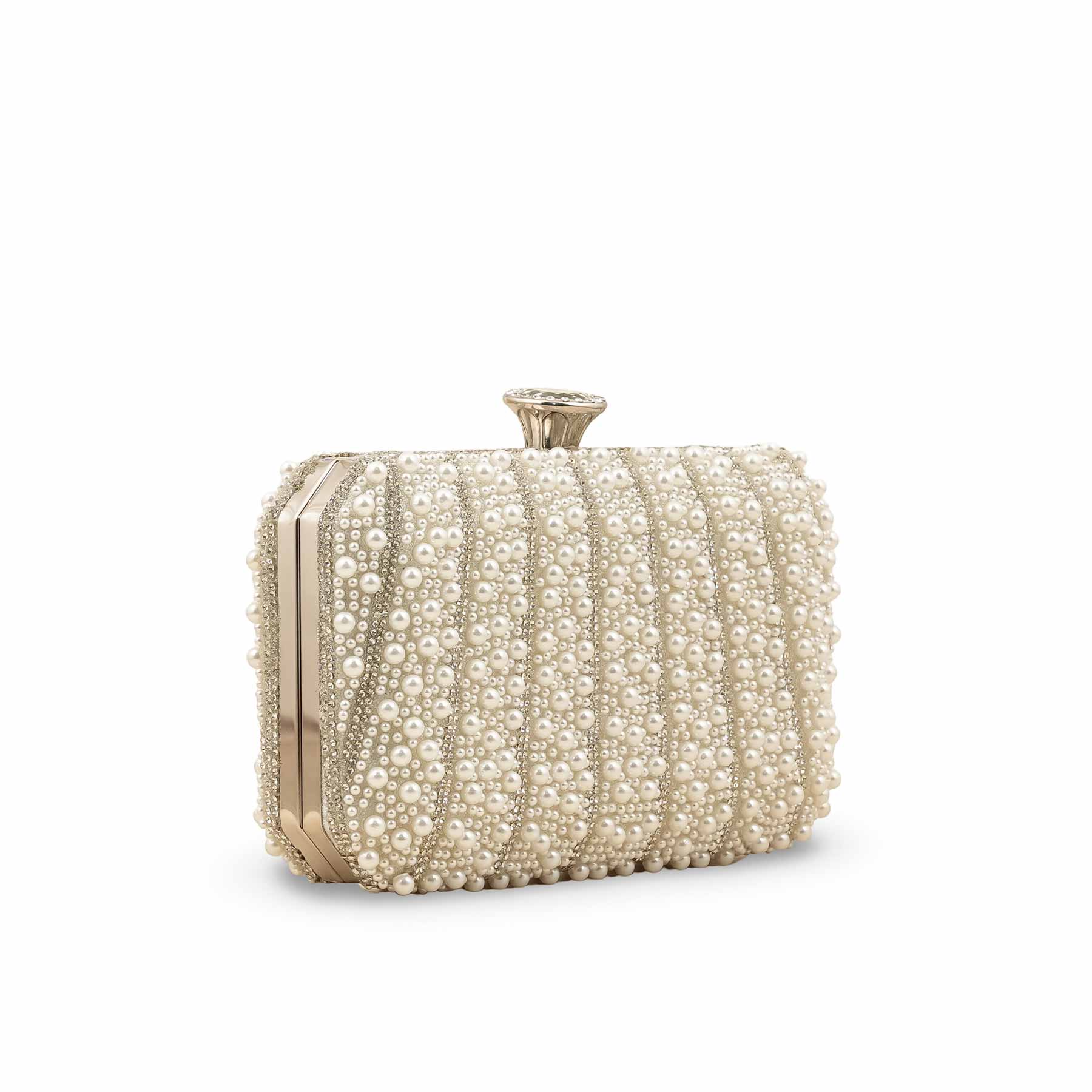 White Bridal Clutch P24281 - Image 2