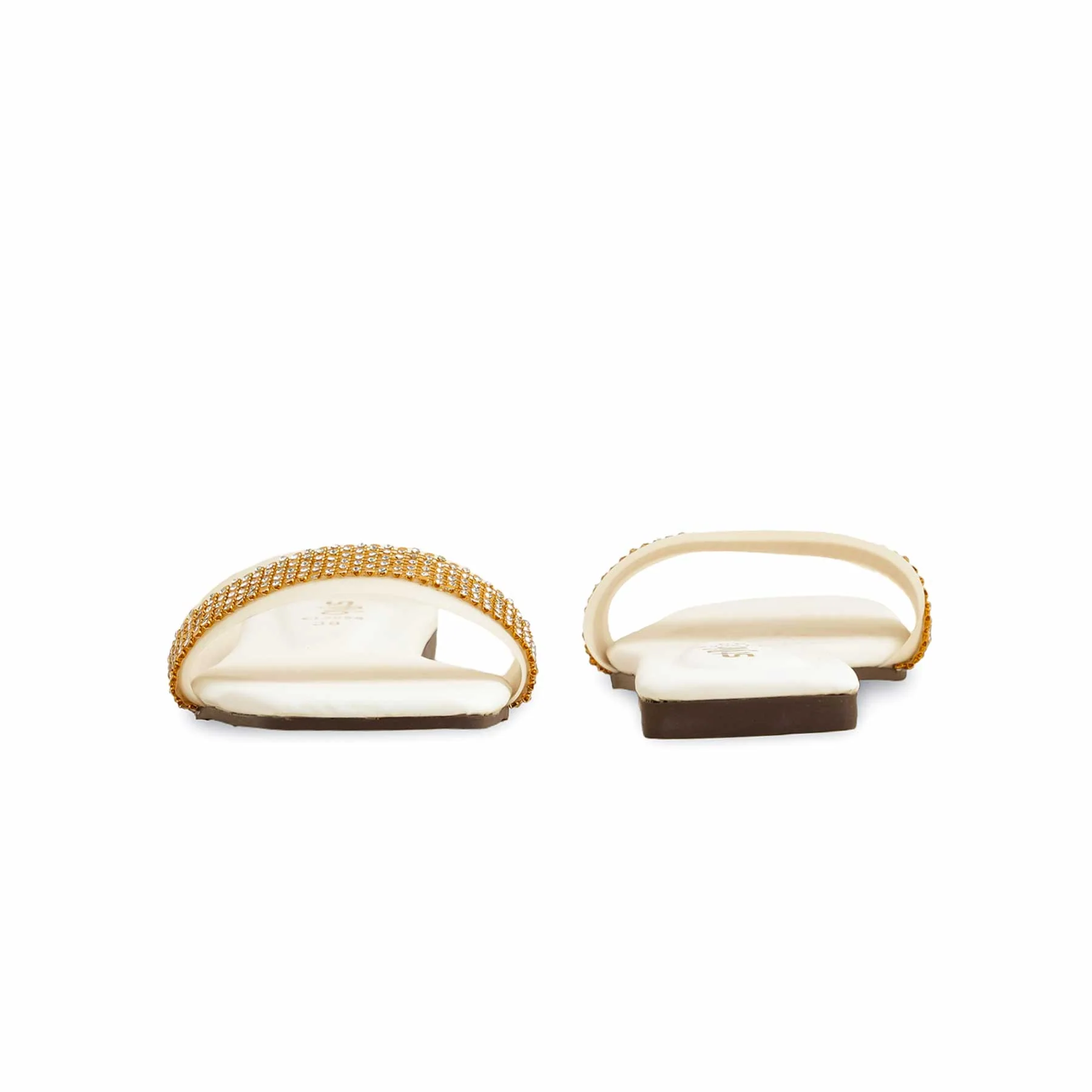White Casual Slipper CL2056 - Image 4