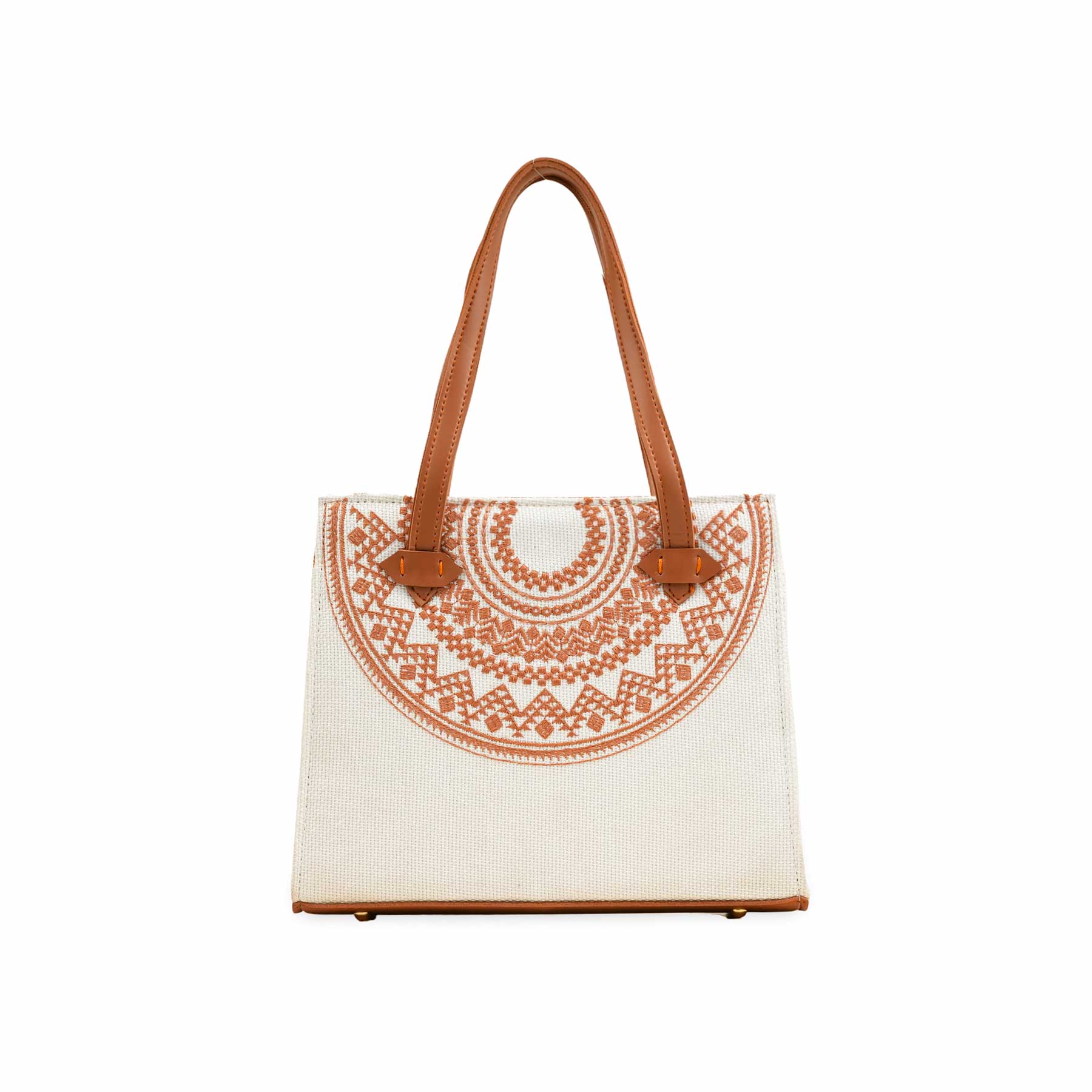 White Casual Hand Bag For Women P56272 - Image 2