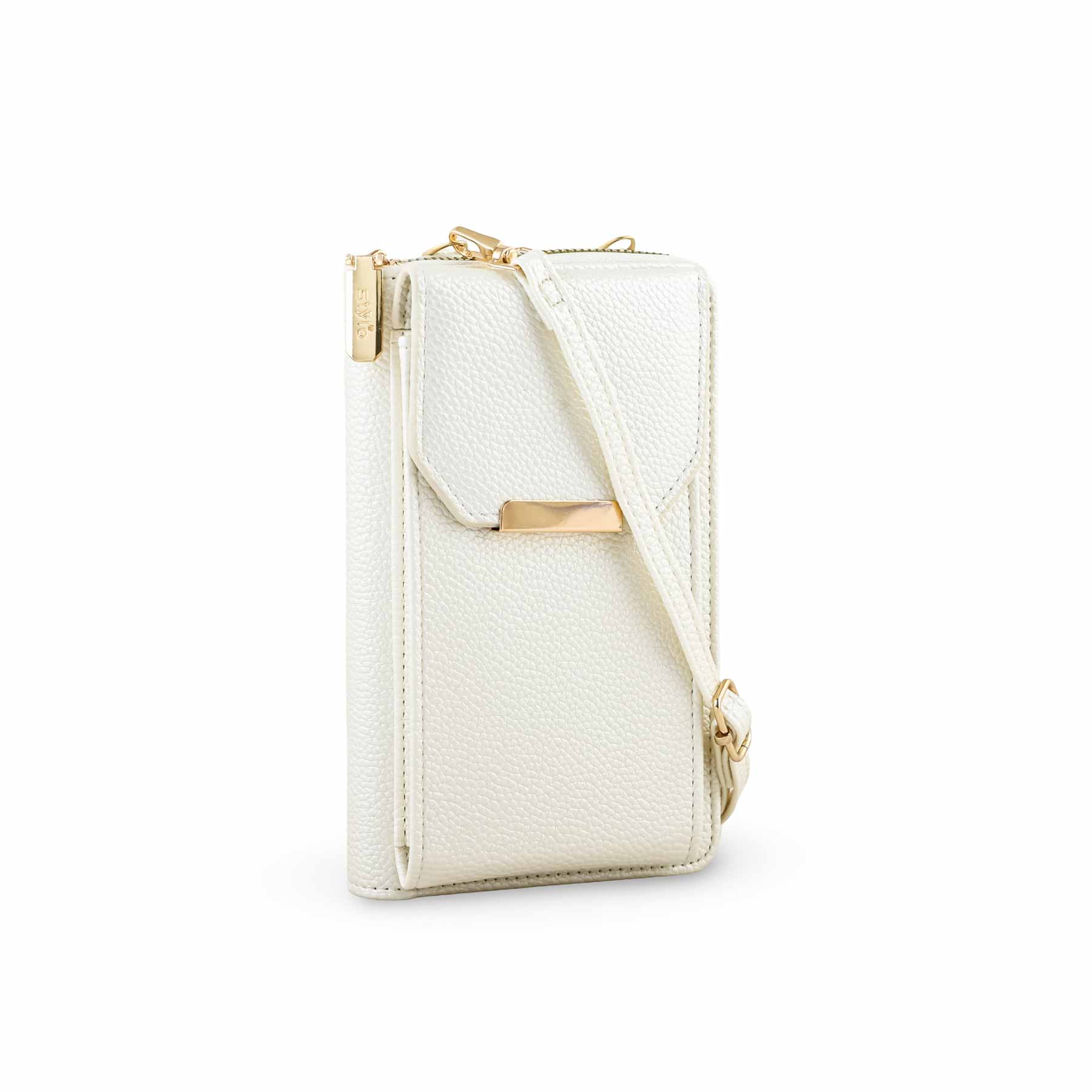 White Casual Pouch P97618 - Image 2