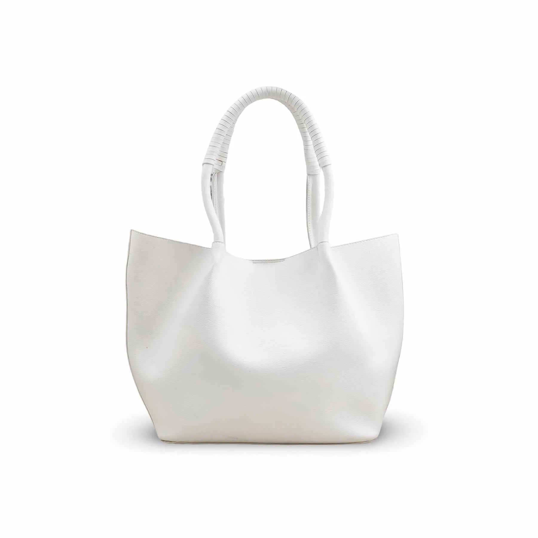 White Casual Shoulder Bag For Ladies P55811 - Image 4